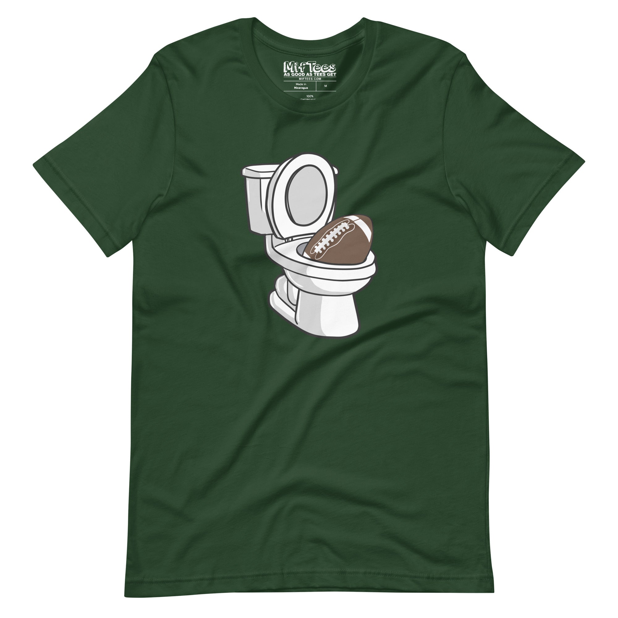 Football in the toilet funny Fantasy Football t-shirt