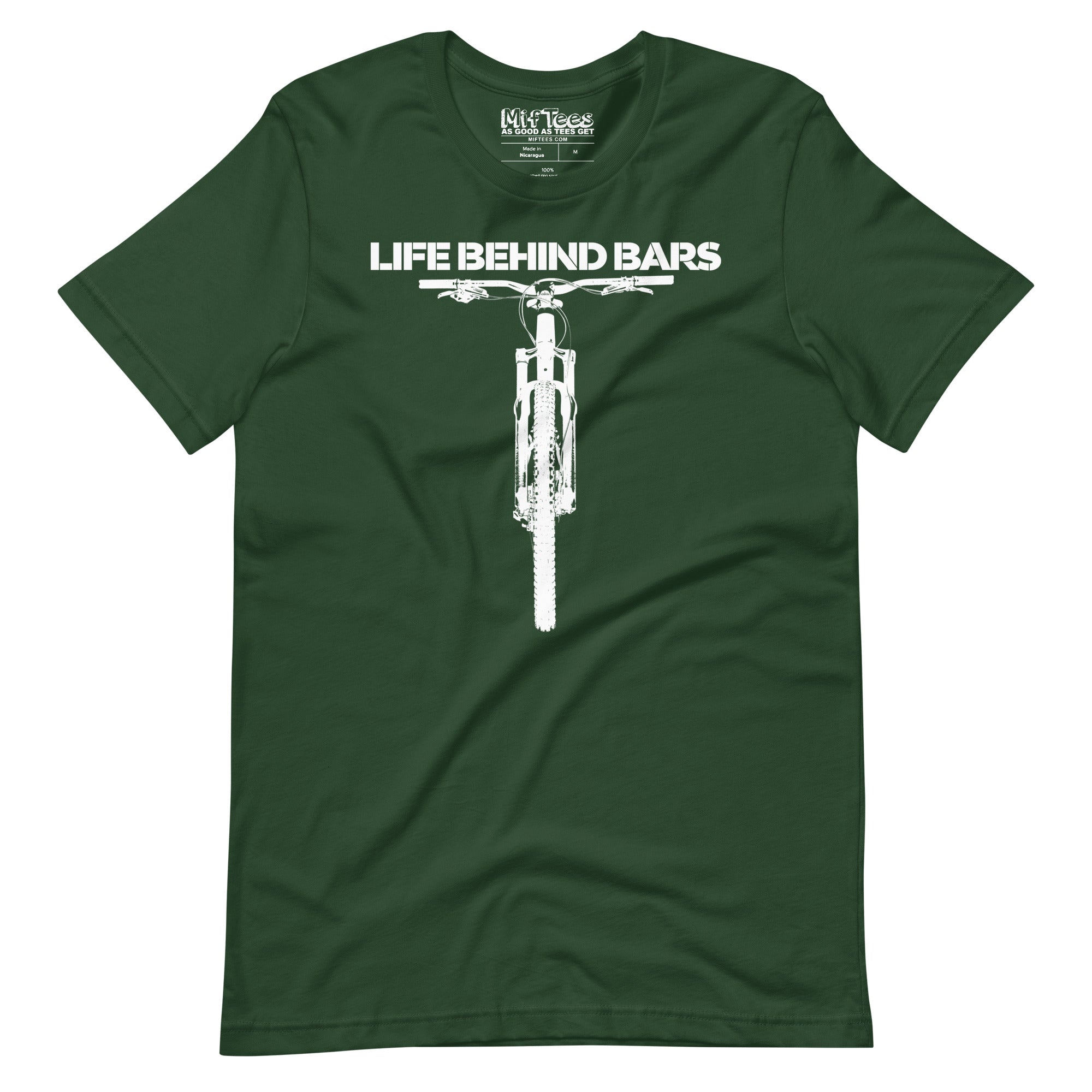 Life Behind Bars Funny MTB Mountain Bike Pun T-Shirt