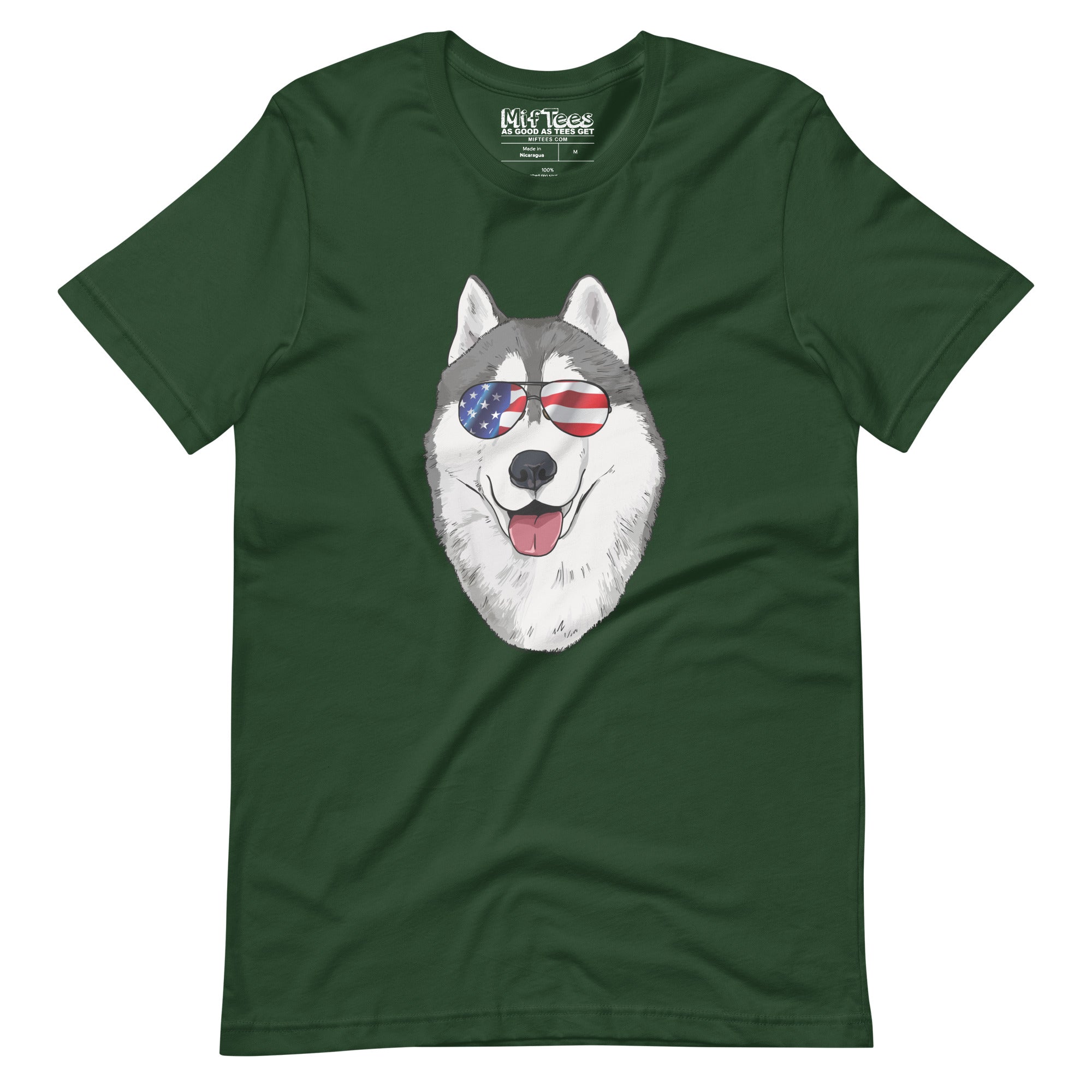 'Merica Husky t-shirt