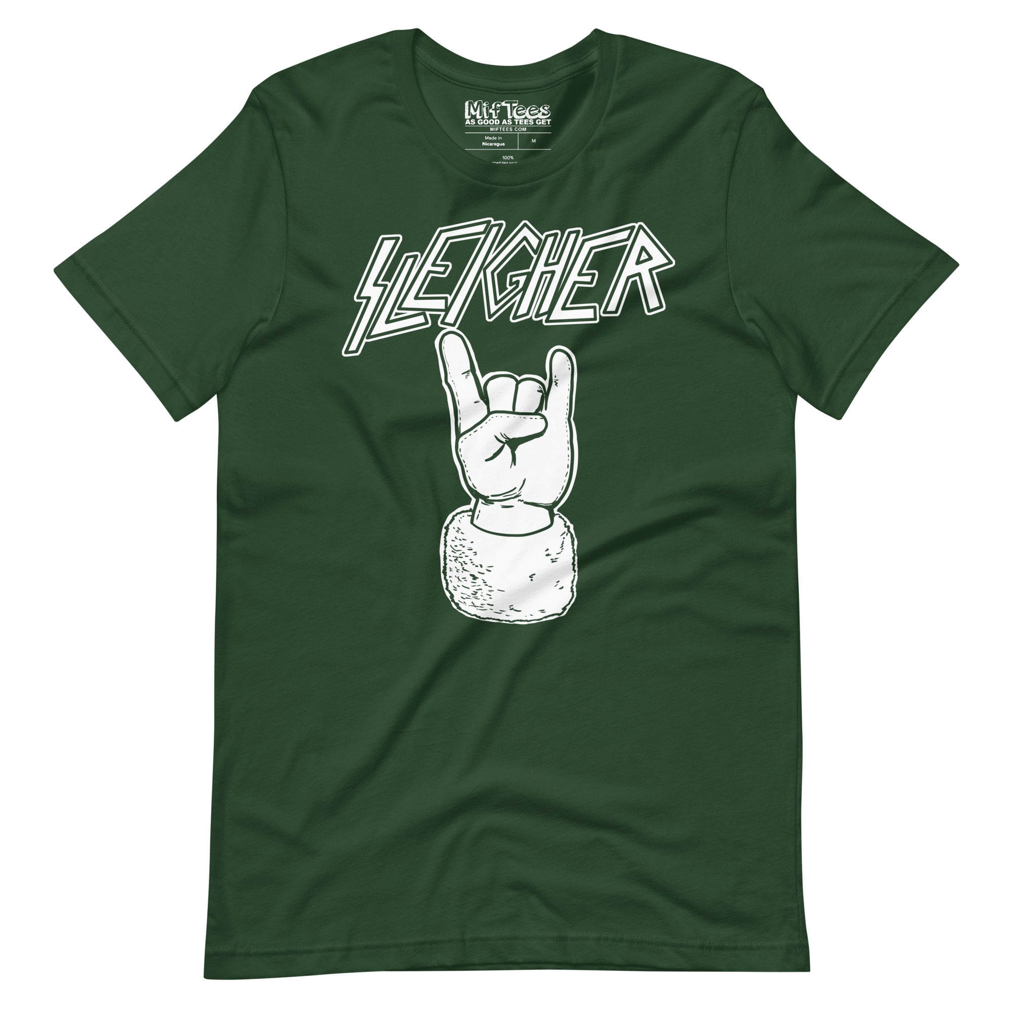 Sleigher Santa Devil Horns t-shirt