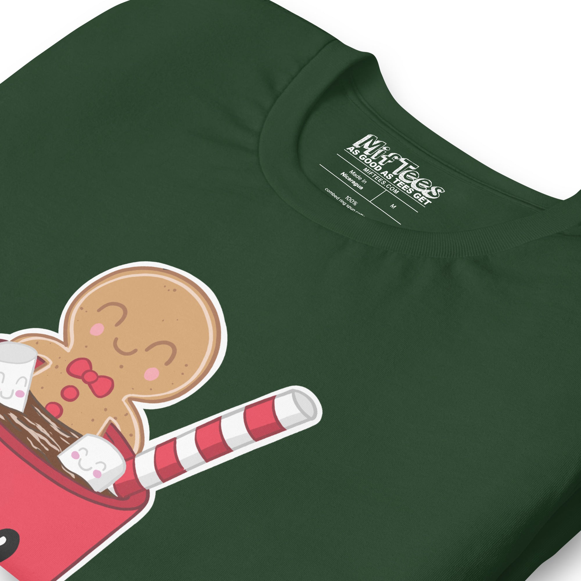 Gingerbread Man in Hot Cocoa t-shirt