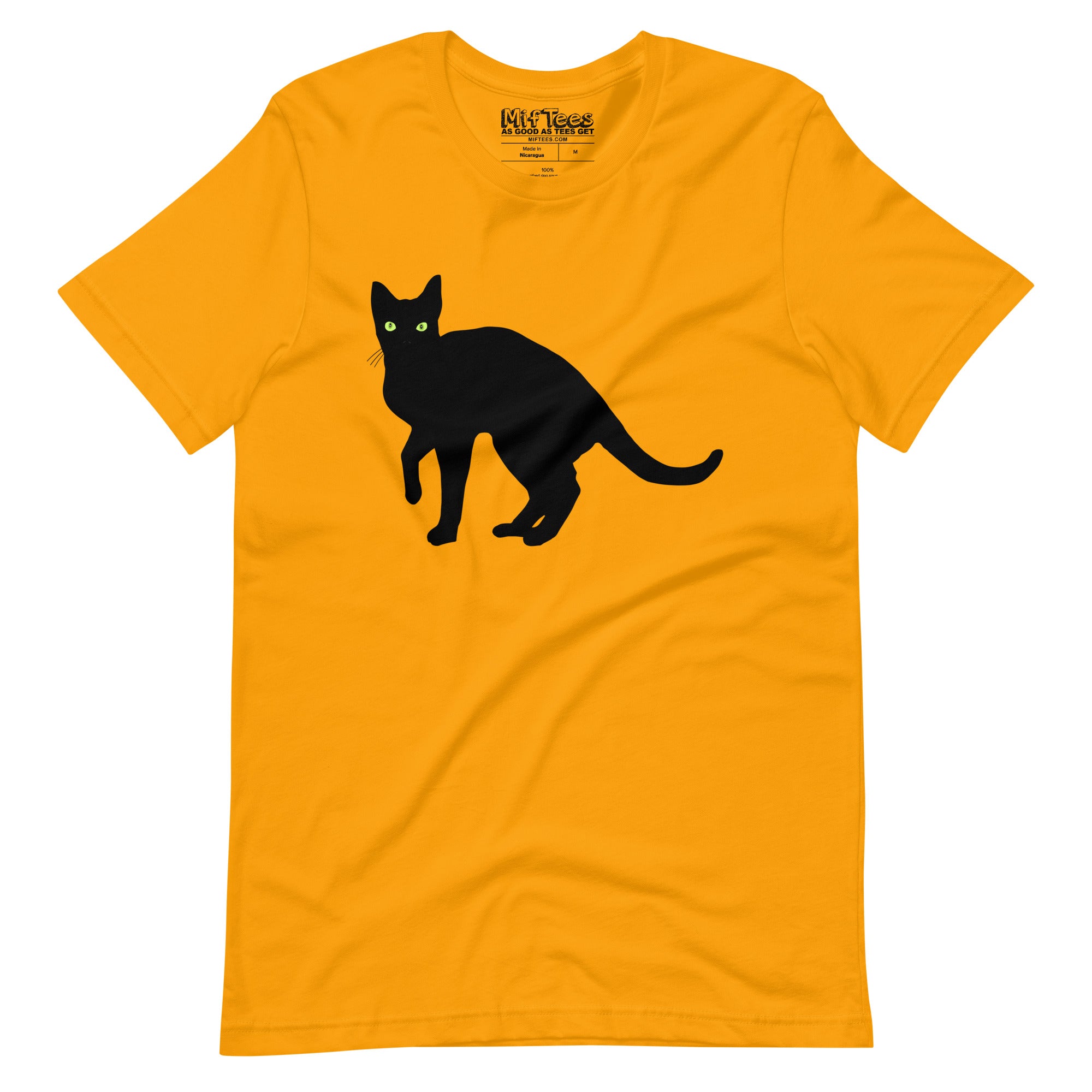 Lurking Black Cat t-shirt