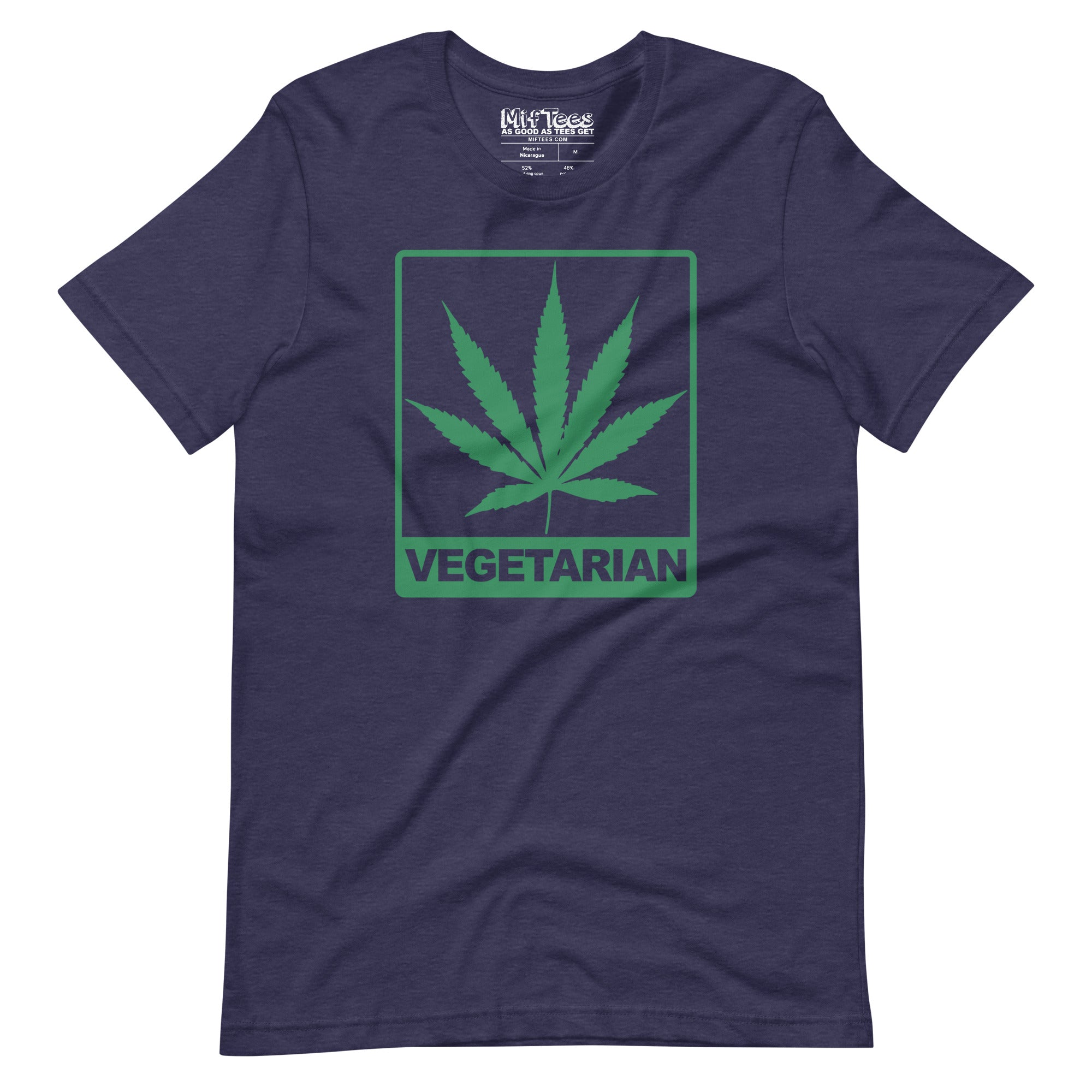 Weed Vegetarian Funny Cannabis T-Shirt