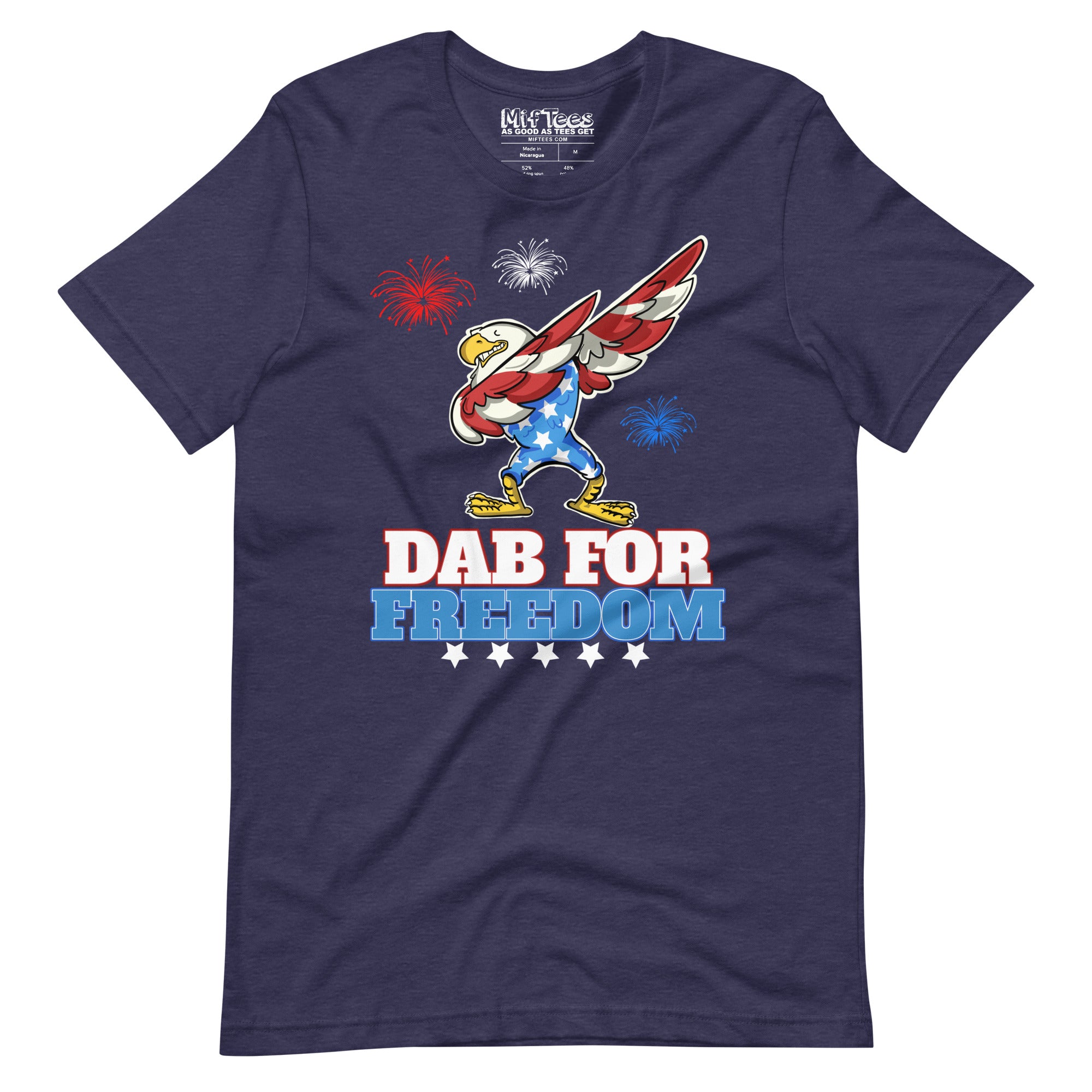 Patriotic Eagle Dab for Freedom t-shirt