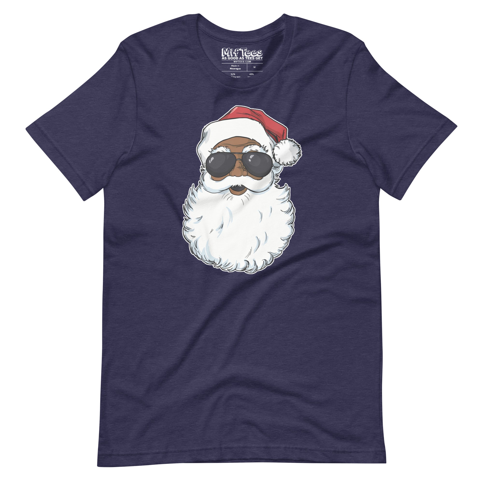 Cool Black Santa with Sunglasses t-shirt