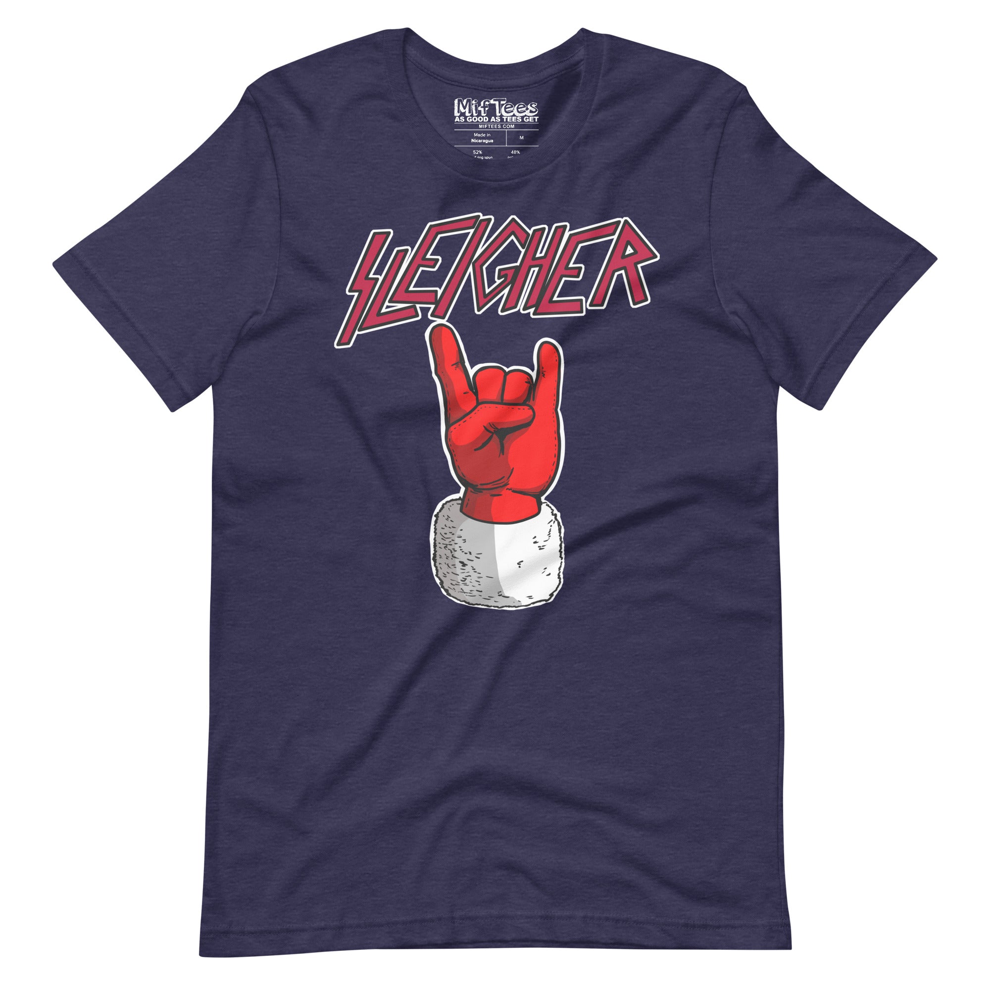 Sleigher Santa Devil Horns t-shirt