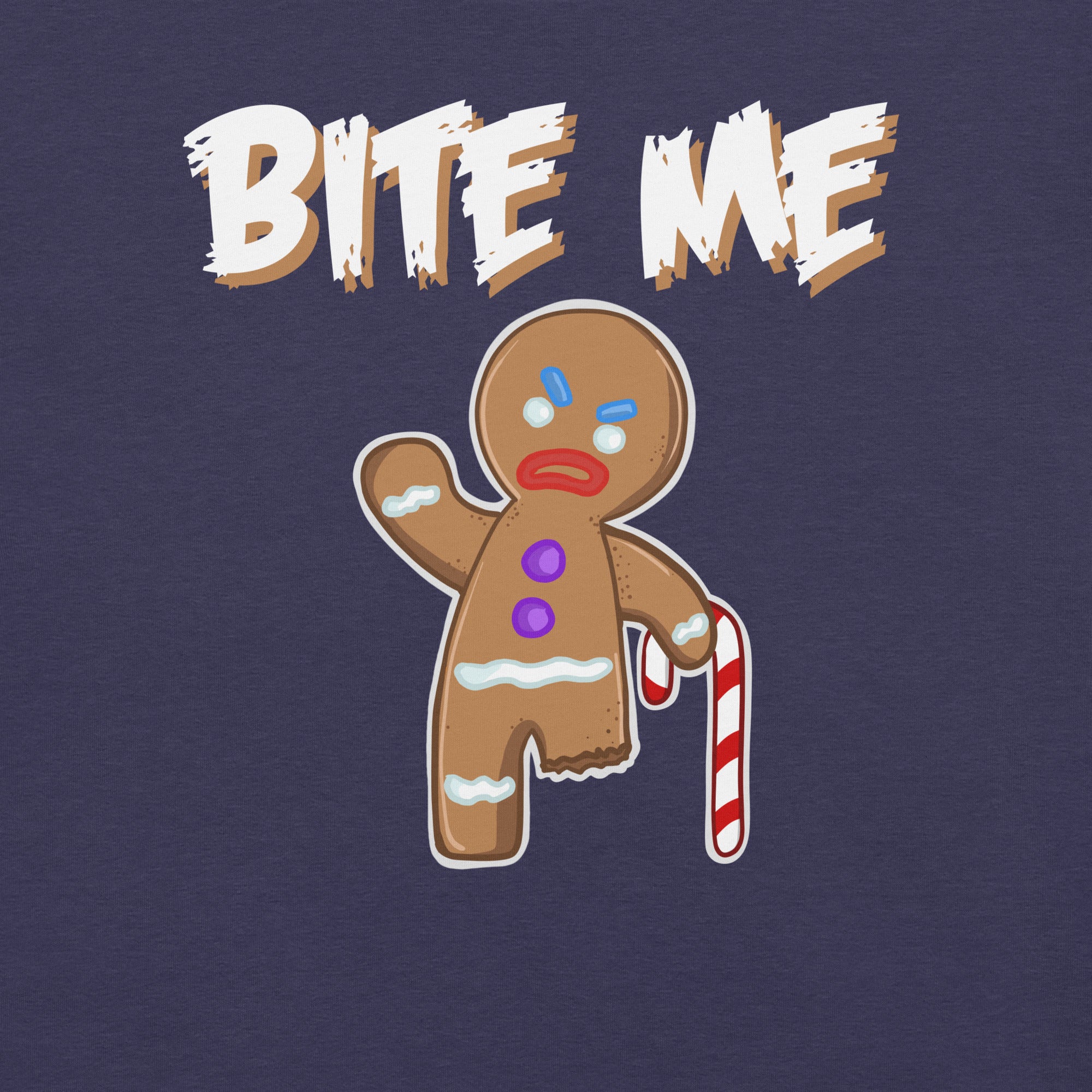 Bite Me Gingerbread Man t-shirt