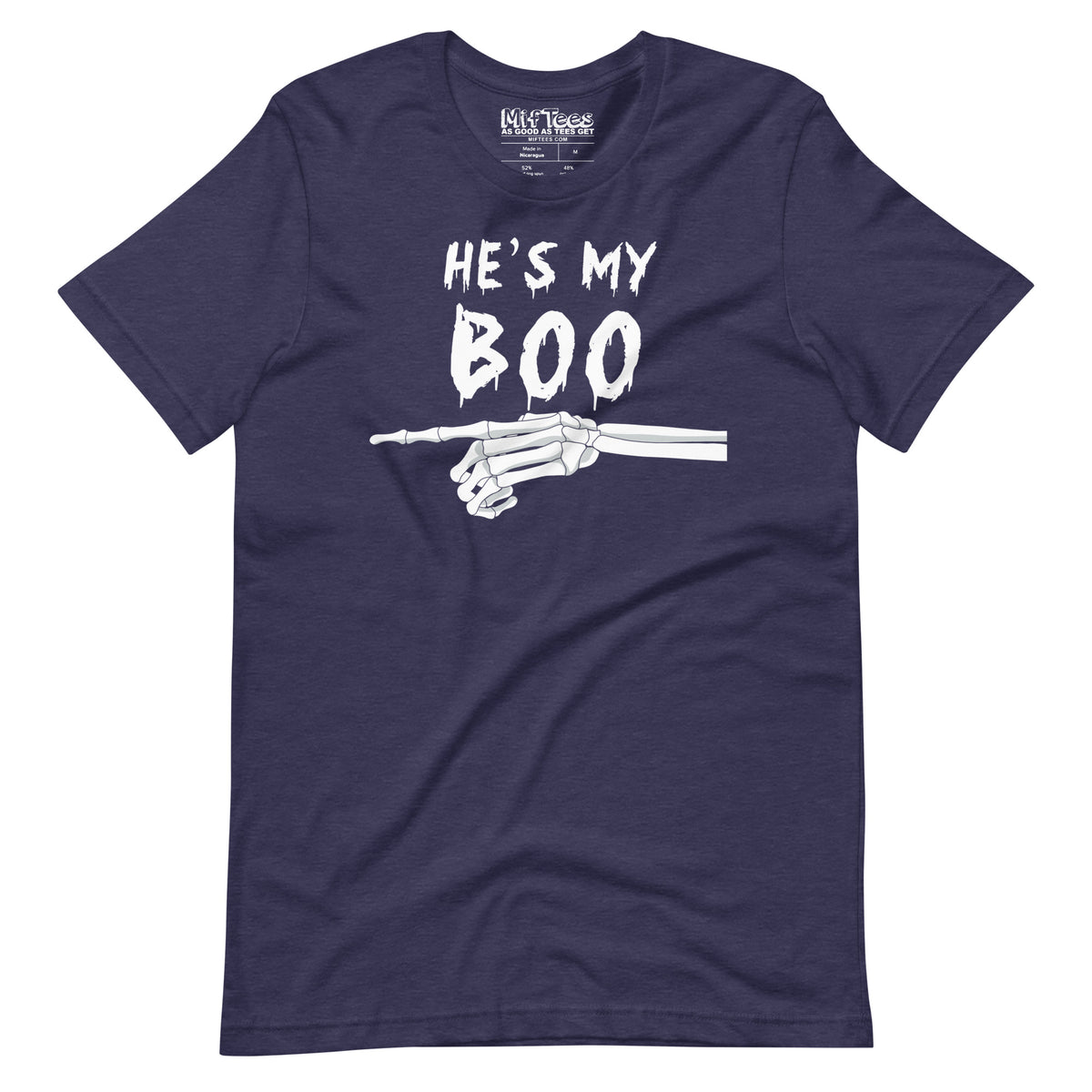 Halloween Couple He's My BOO T-Shirt