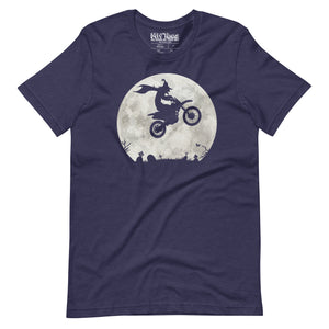 Witch Riding a Dirtbike Halloween t-shirt