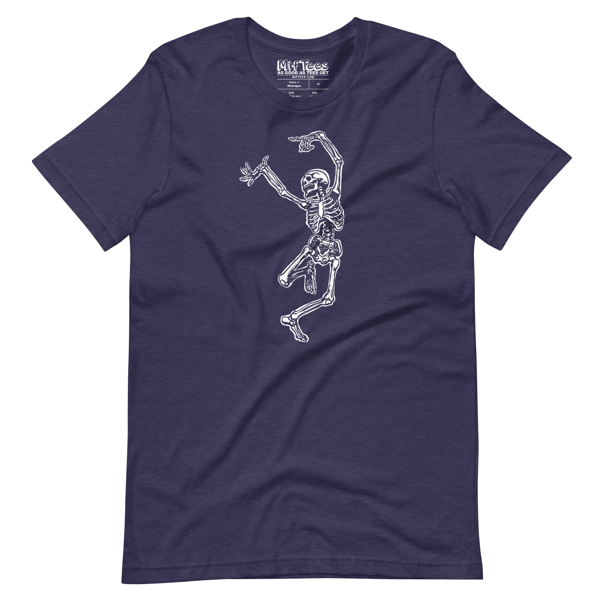 Right Dancing Skeleton Halloween T-Shirt