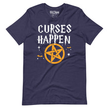 Load image into Gallery viewer, Curses Happen Funny Witch Pun T-Shirt
