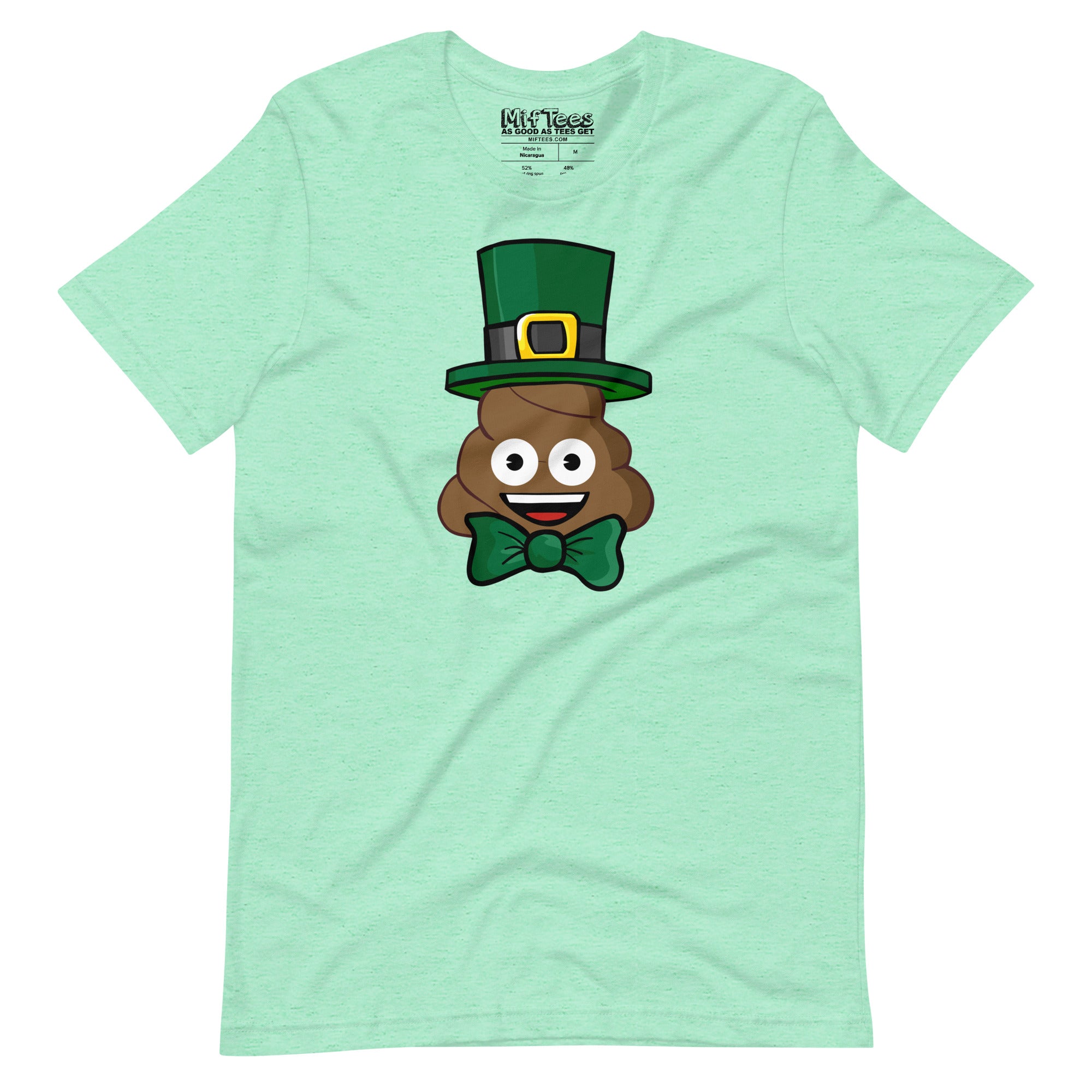 St Patrick's Day Poop funny St patricks day poop emoji T-Shirt