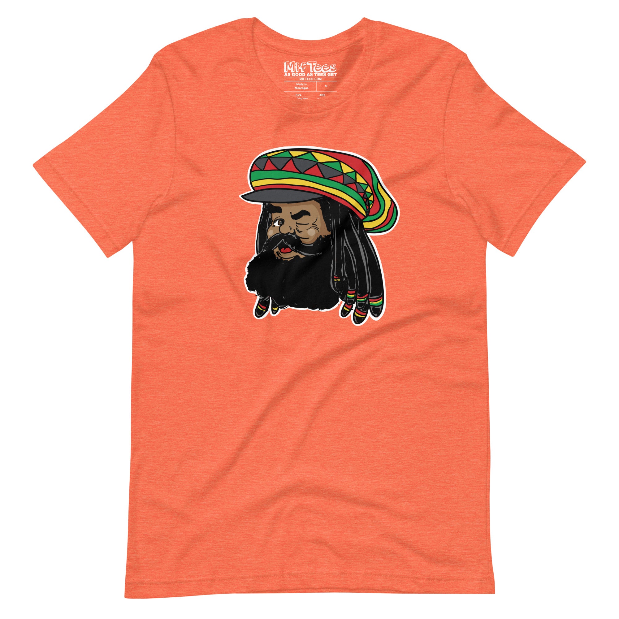 Black Rasta Santa t-shirt