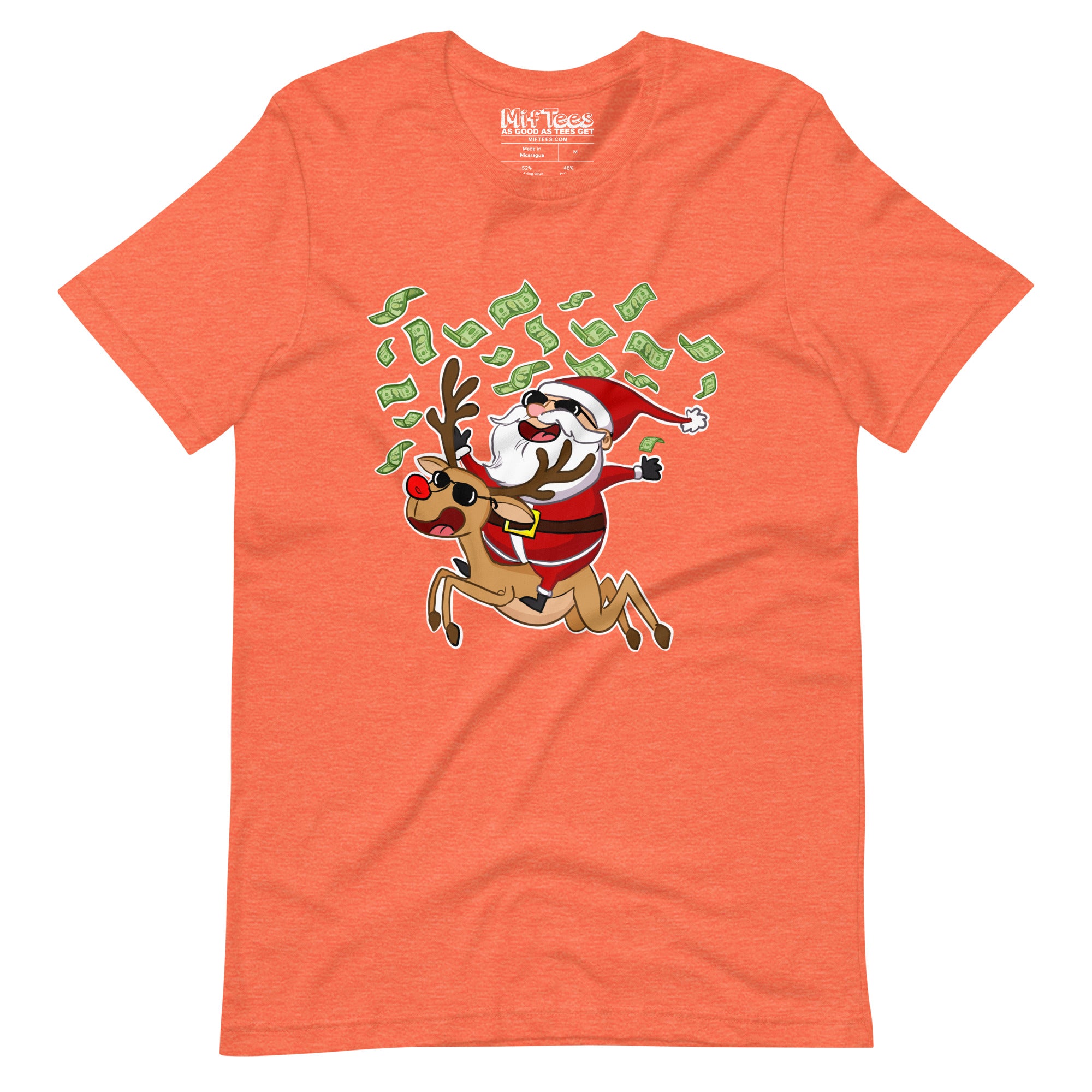 Santa and Rudolph t-shirt