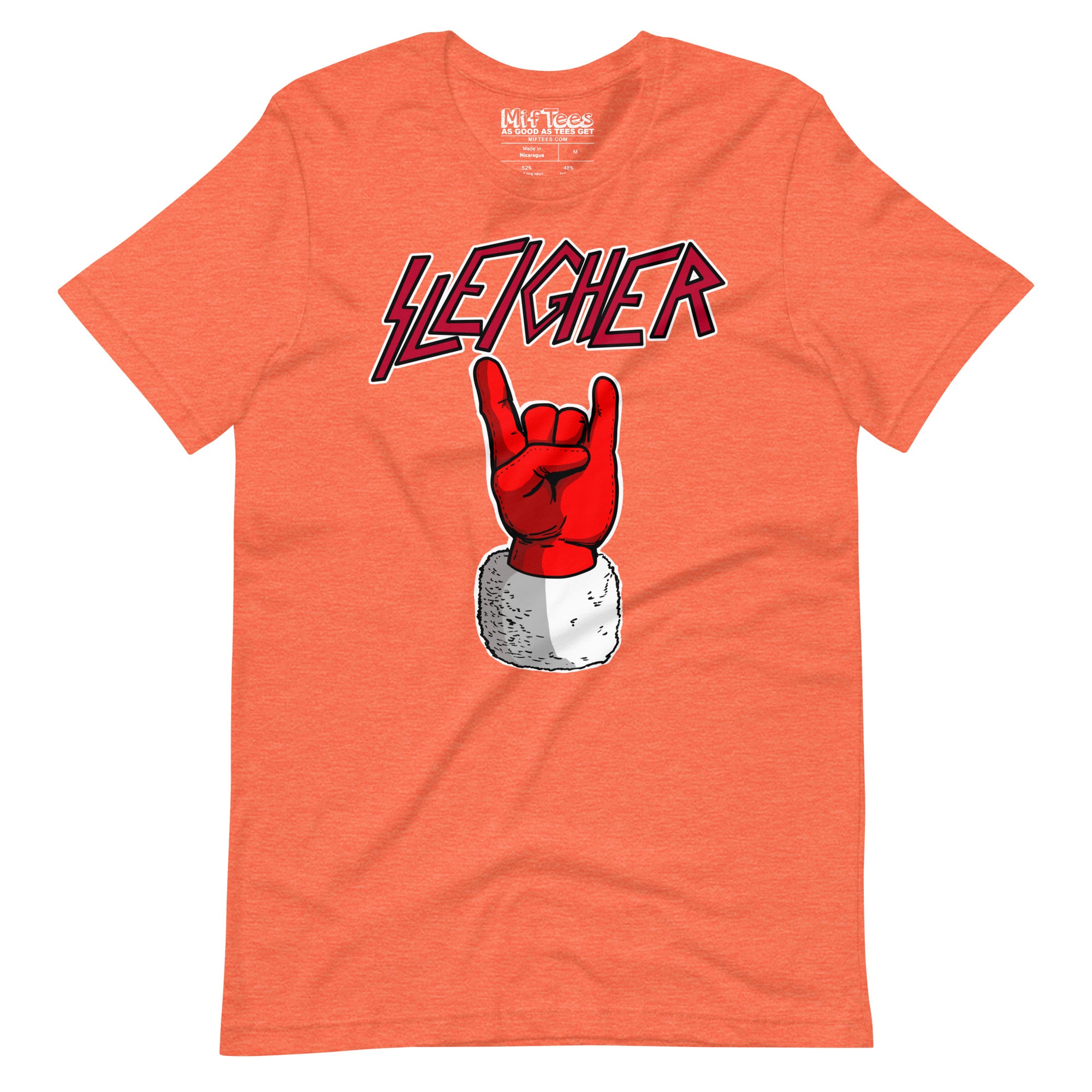 Sleigher Santa Devil Horns t-shirt