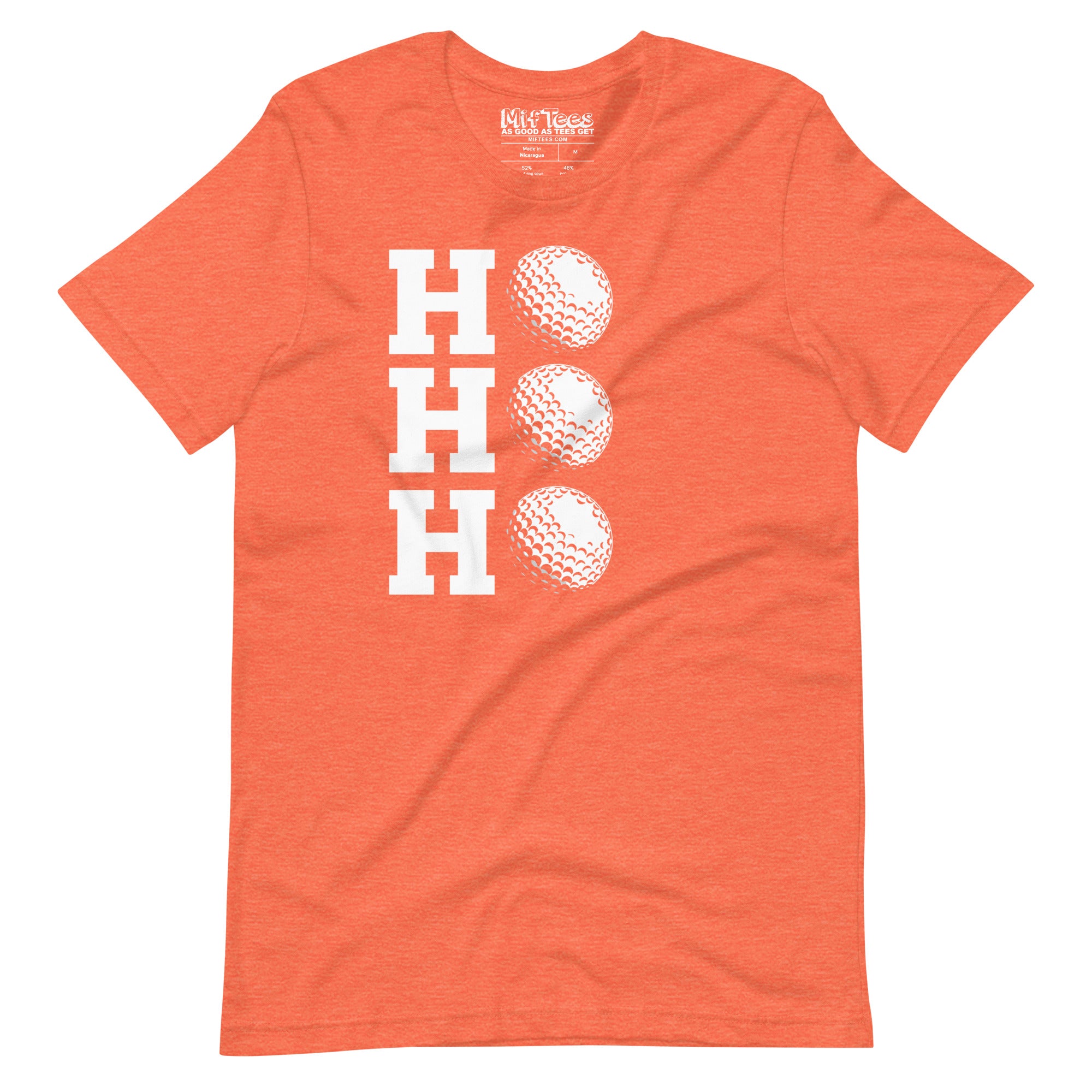 Ho Ho Ho Golf Ball t-shirt