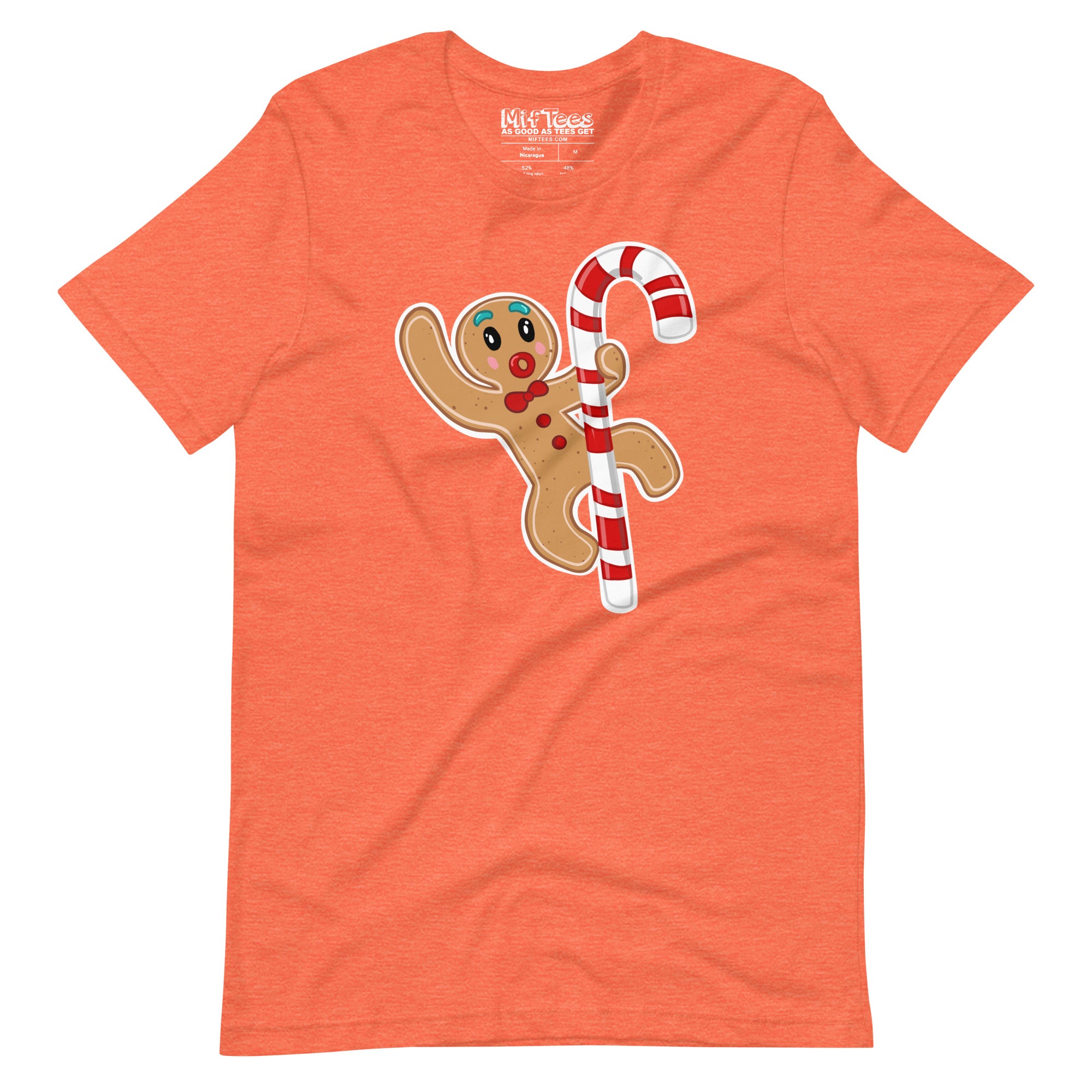 Candy Cane Dancer Gingerbread Man t-shirt