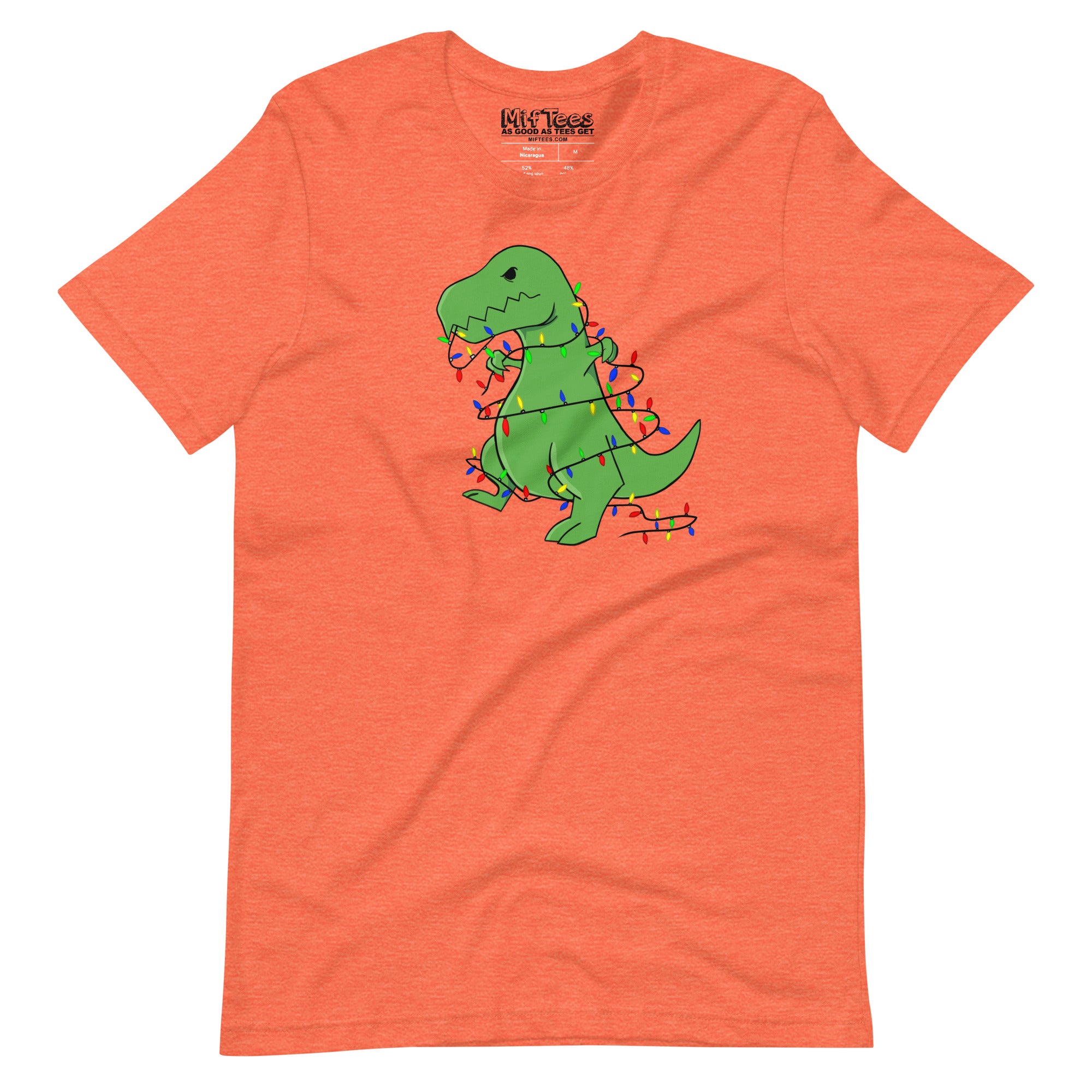 T-Rex hates Christmas Lights t-shirt