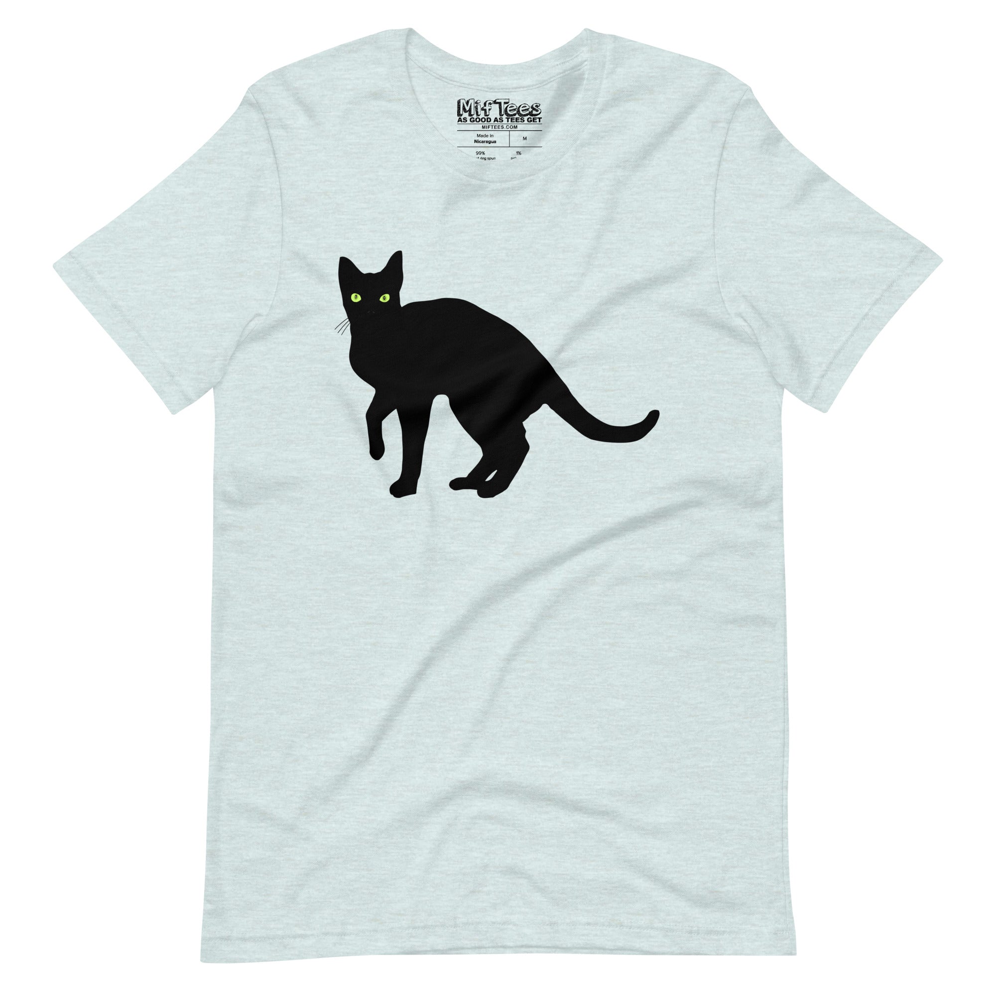 Lurking Black Cat t-shirt