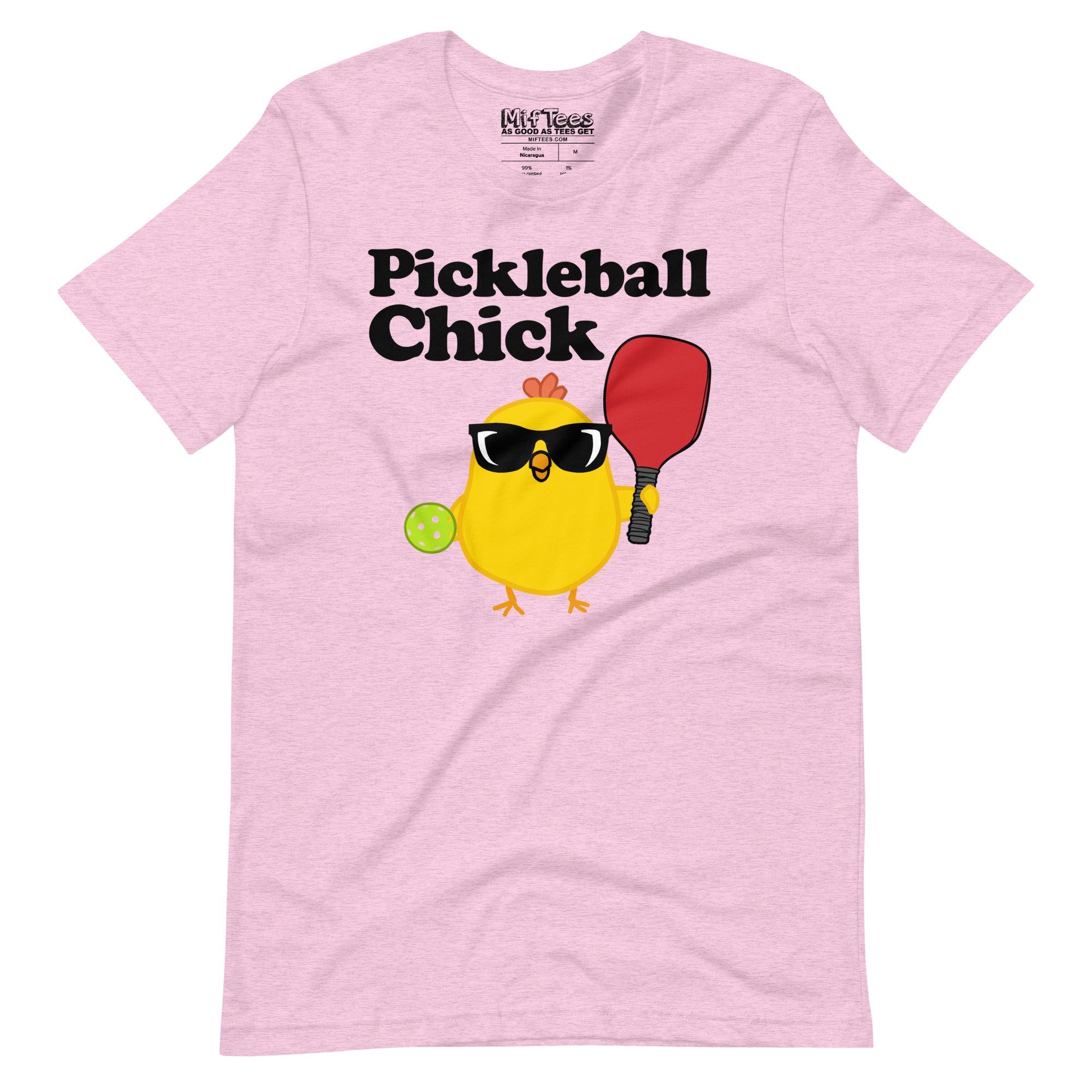 Pickleball Chick with Sunglasses t-shirt