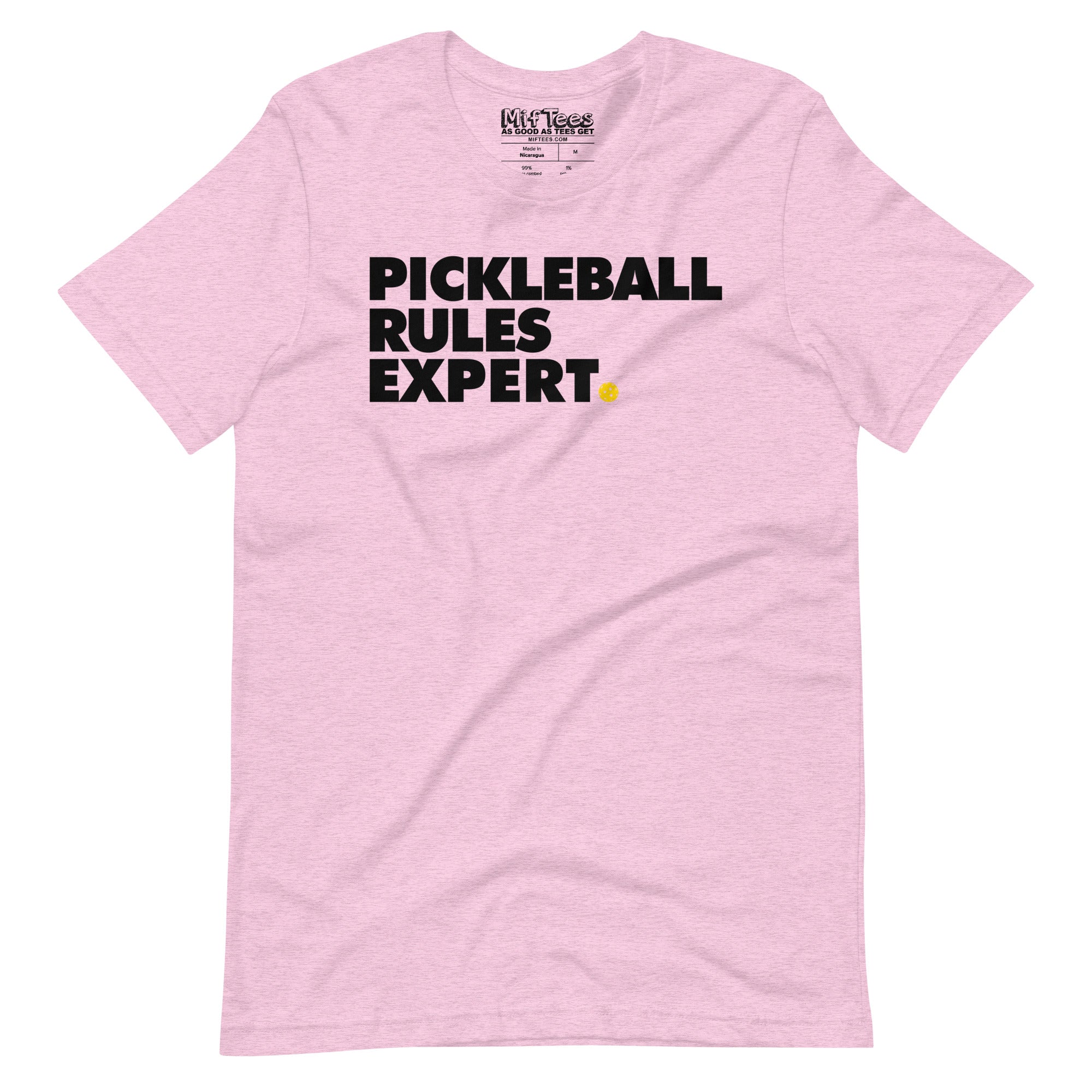 Pickleball Rules Expert t-shirt