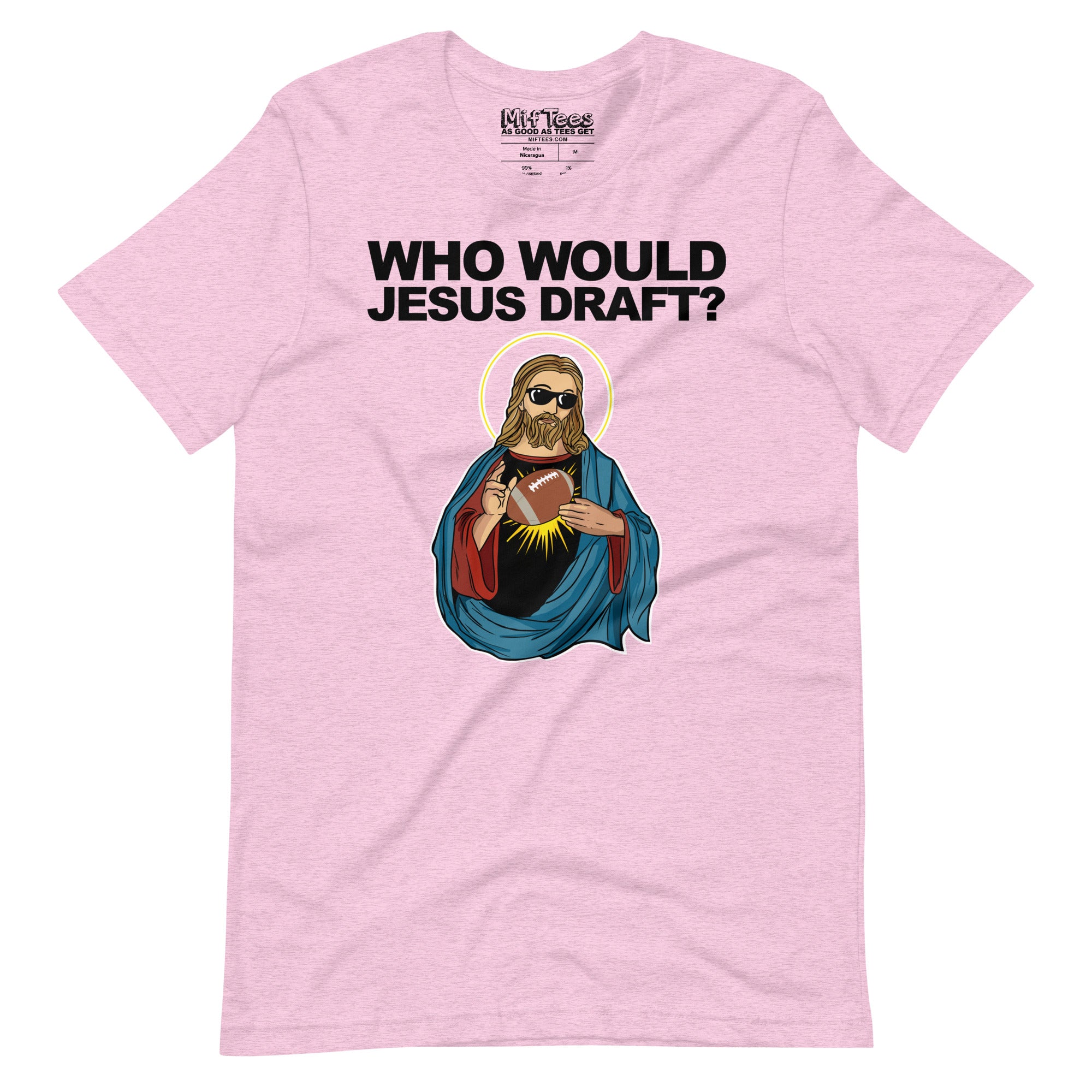 Fantasy Football Who Would Jesus Draft t-shirt