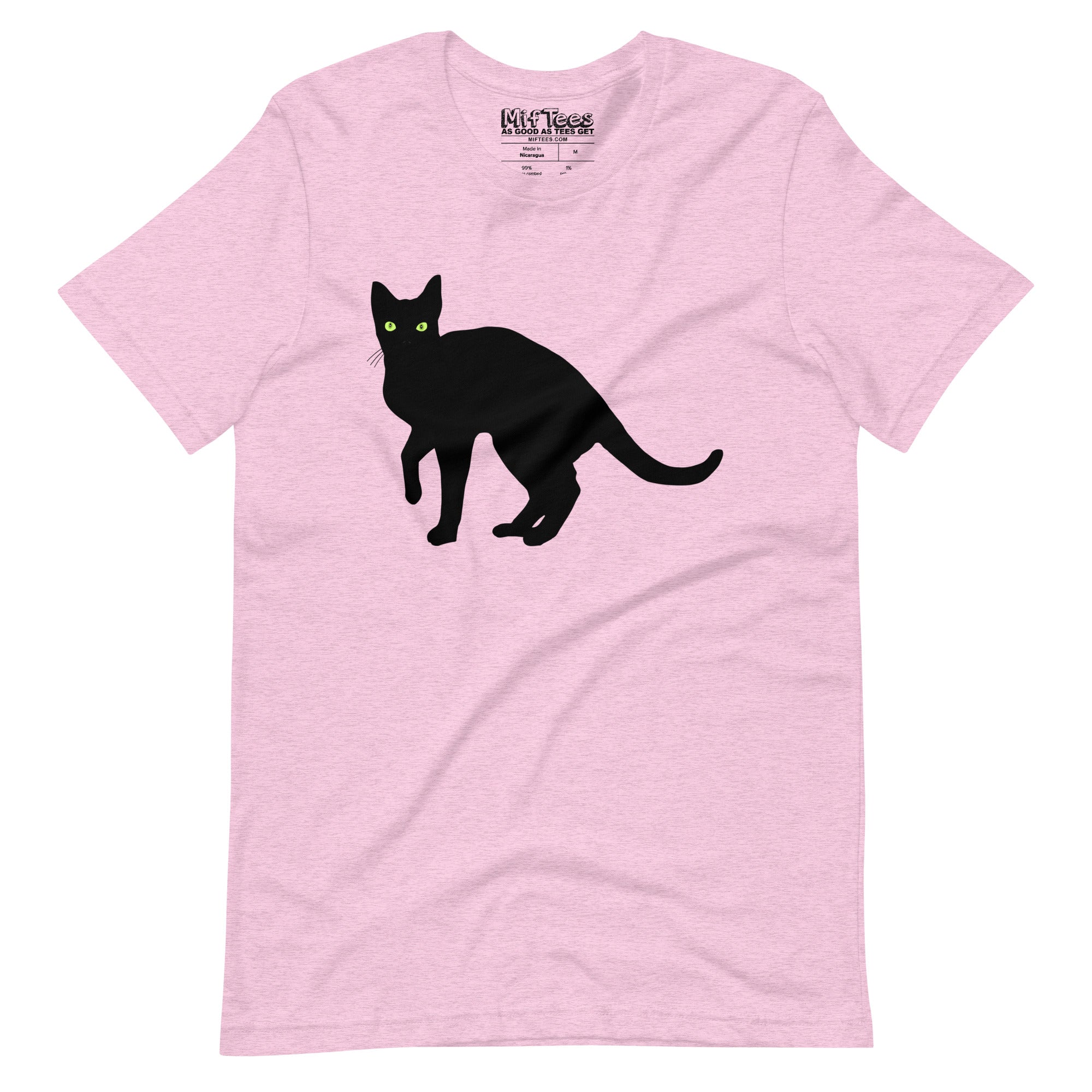 Lurking Black Cat t-shirt