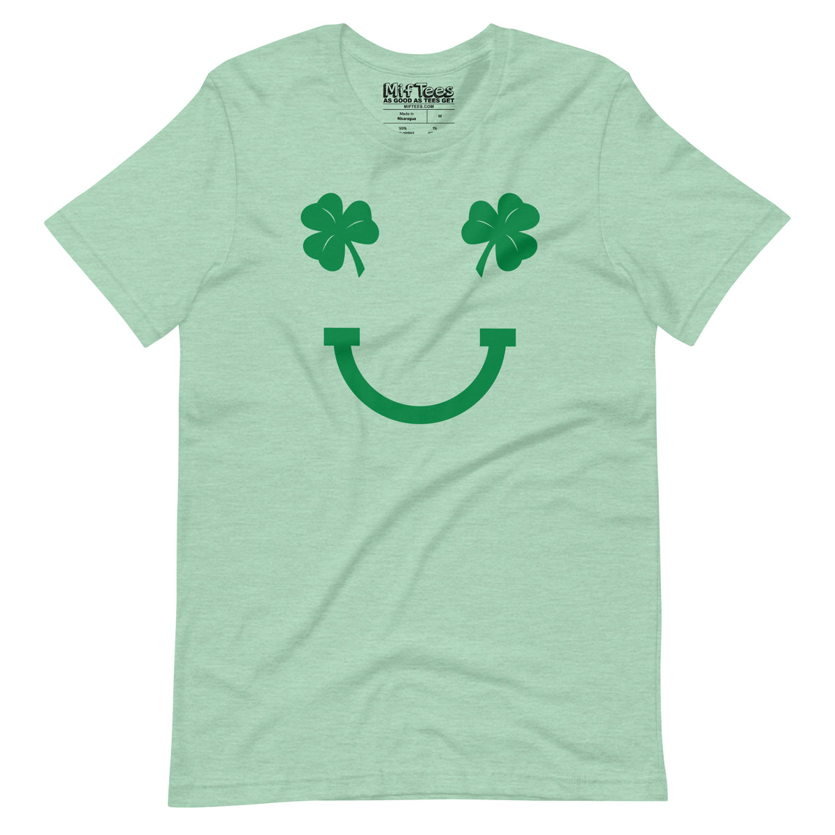 Shamrock Smile Emoji T-Shirt