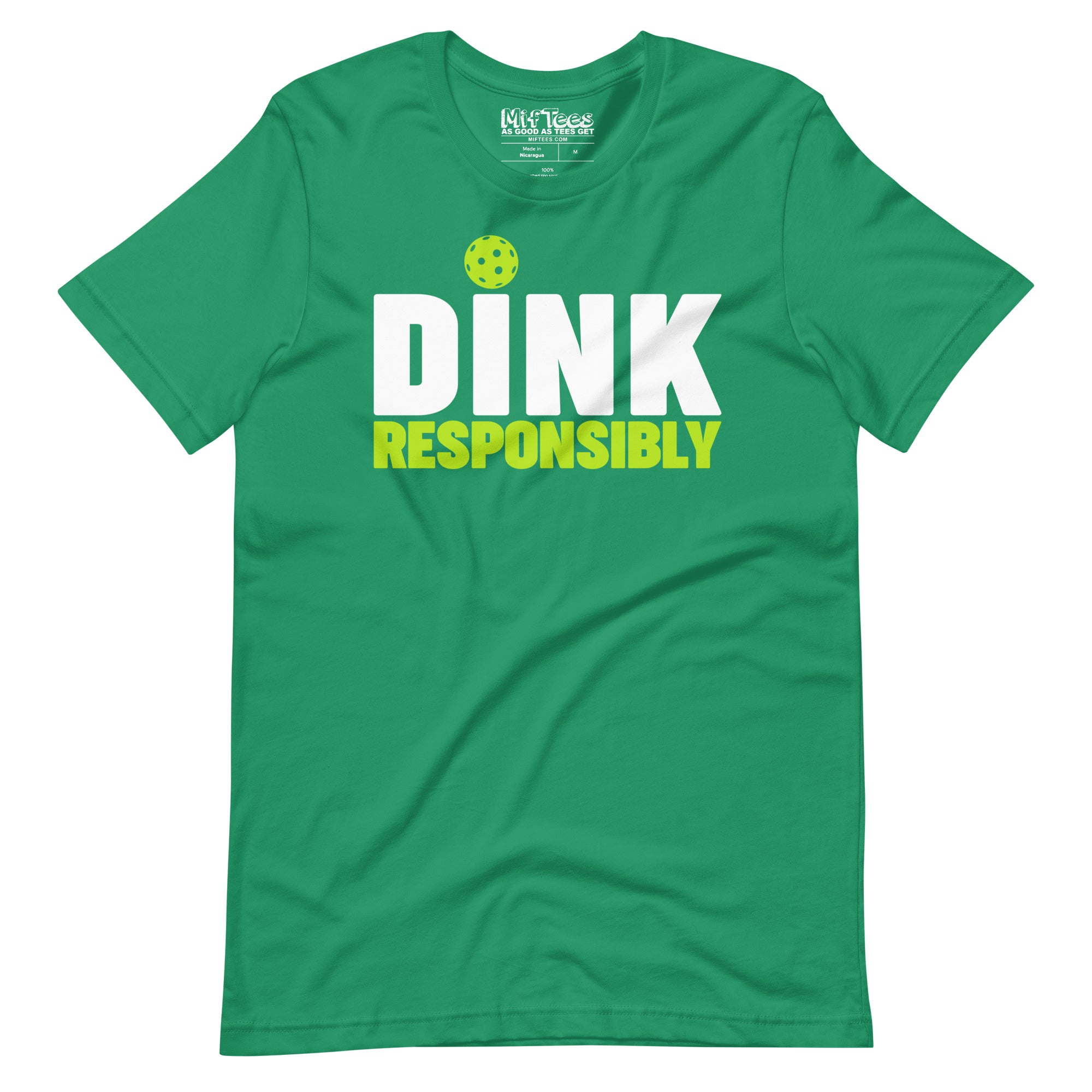 Dink Responsibly Pickleball t-shirt