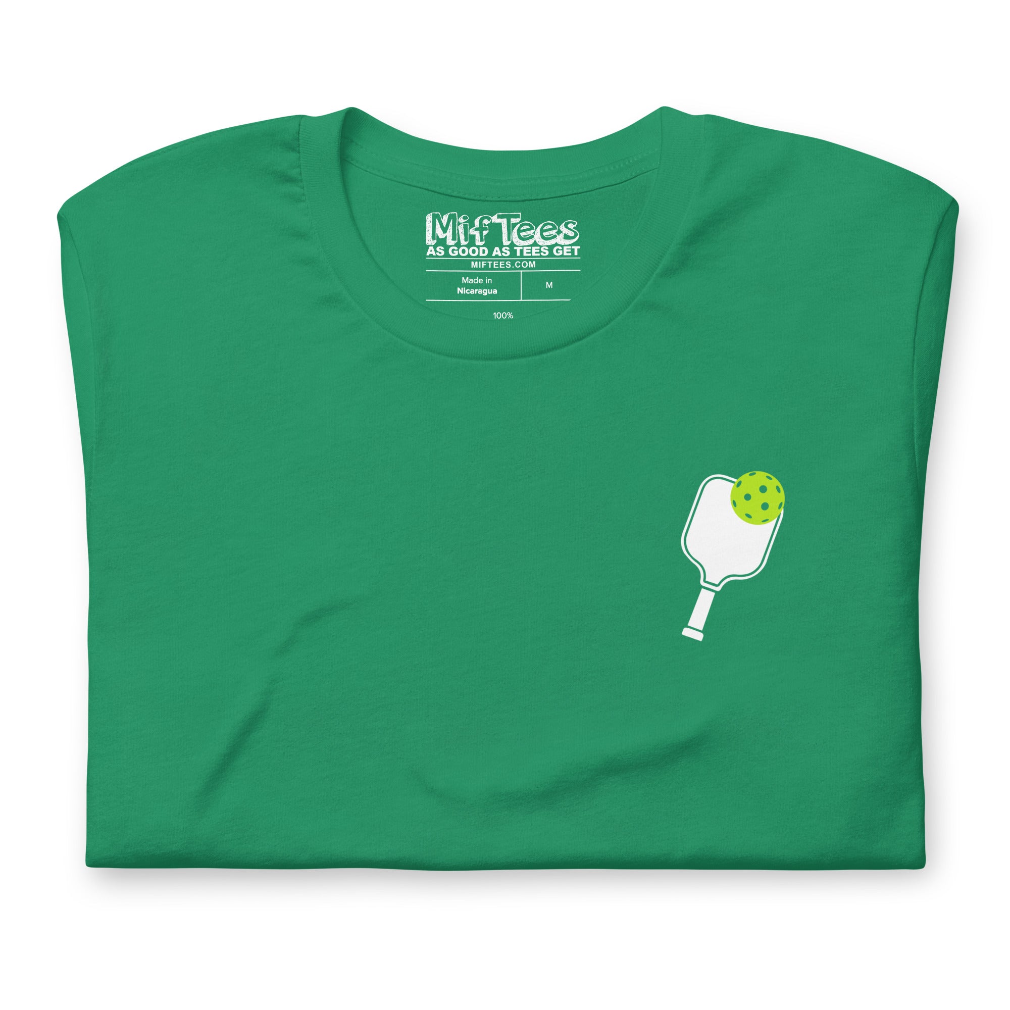 Pickleball in pocket t-shirt