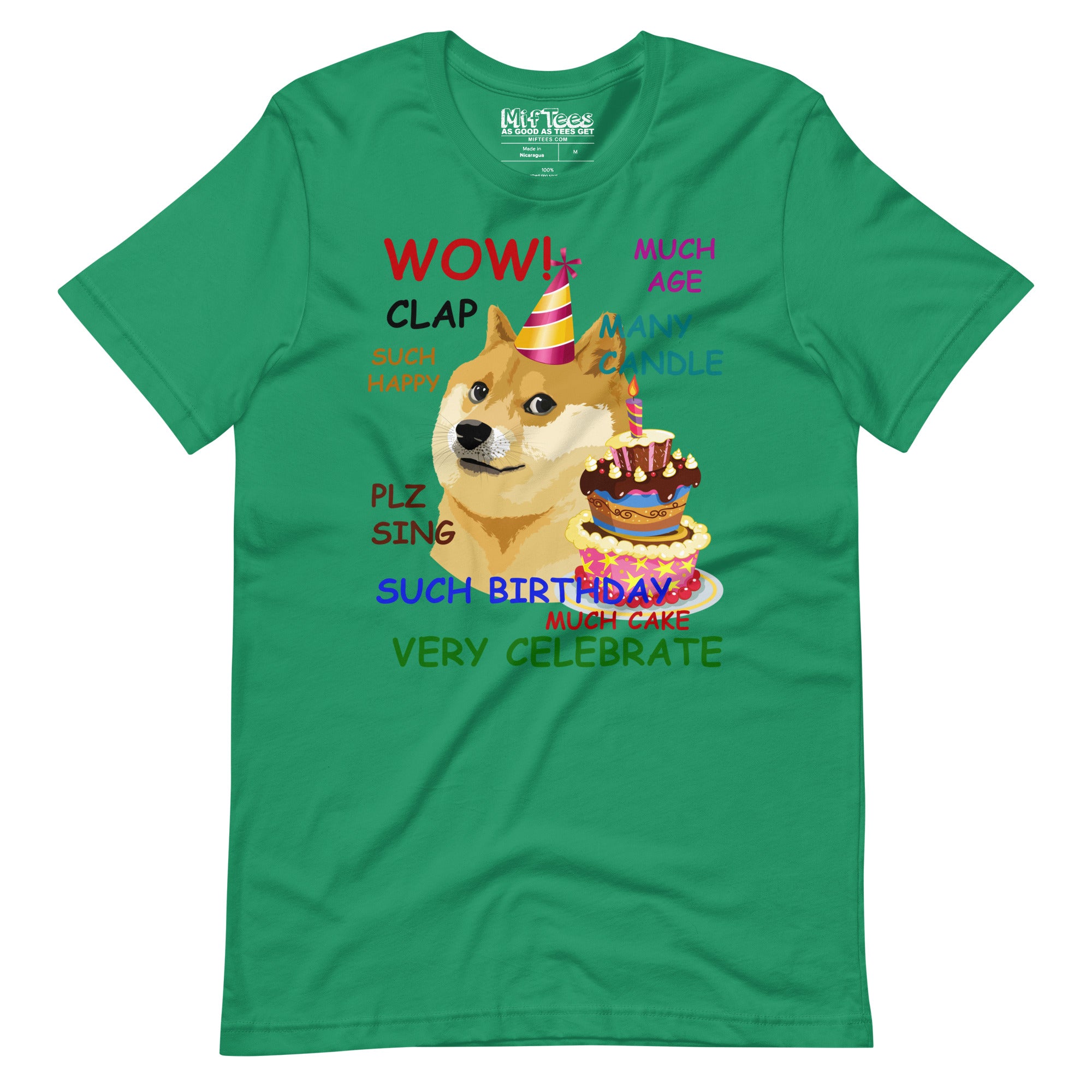 Birthday Doge Meme  t-shirt