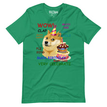 Load image into Gallery viewer, Birthday Doge Meme  t-shirt
