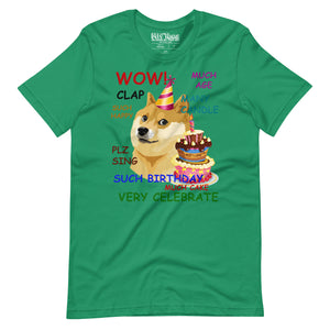 Birthday Doge Meme  t-shirt