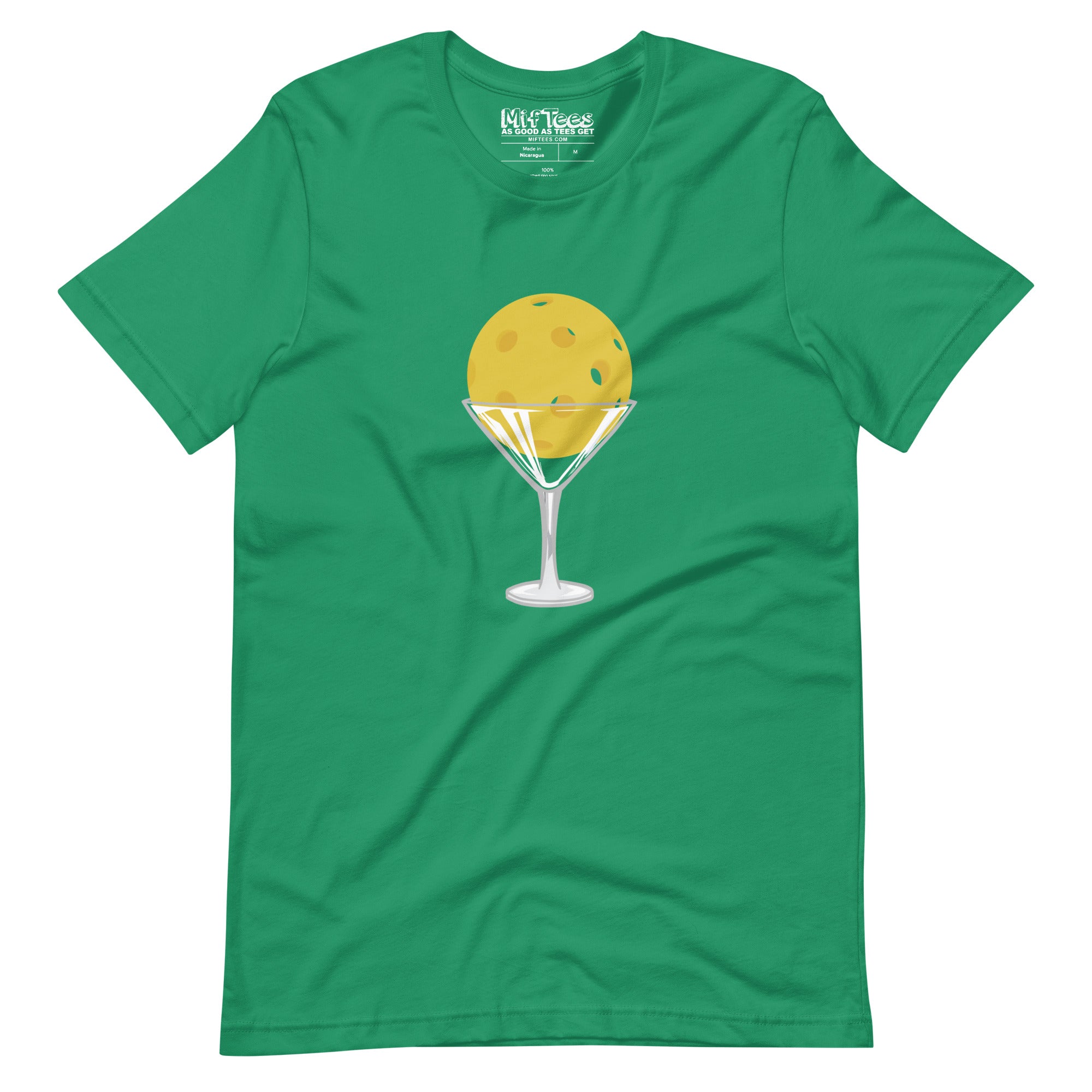 Pickleball in Martini Glass t-shirt