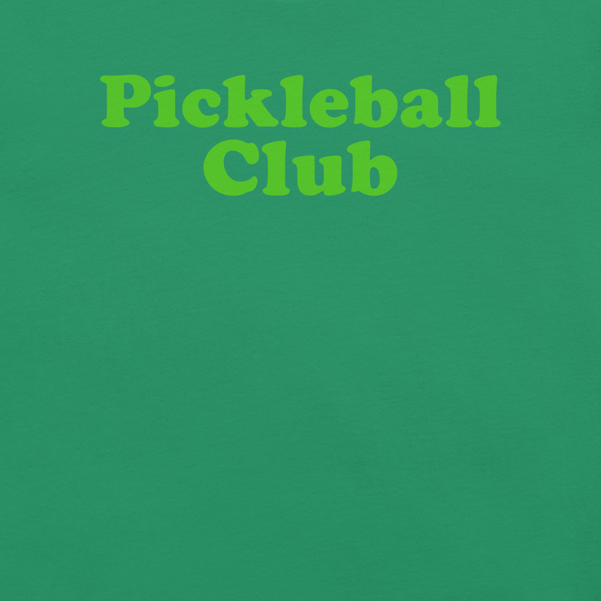 Green Pickleball Club t-shirt