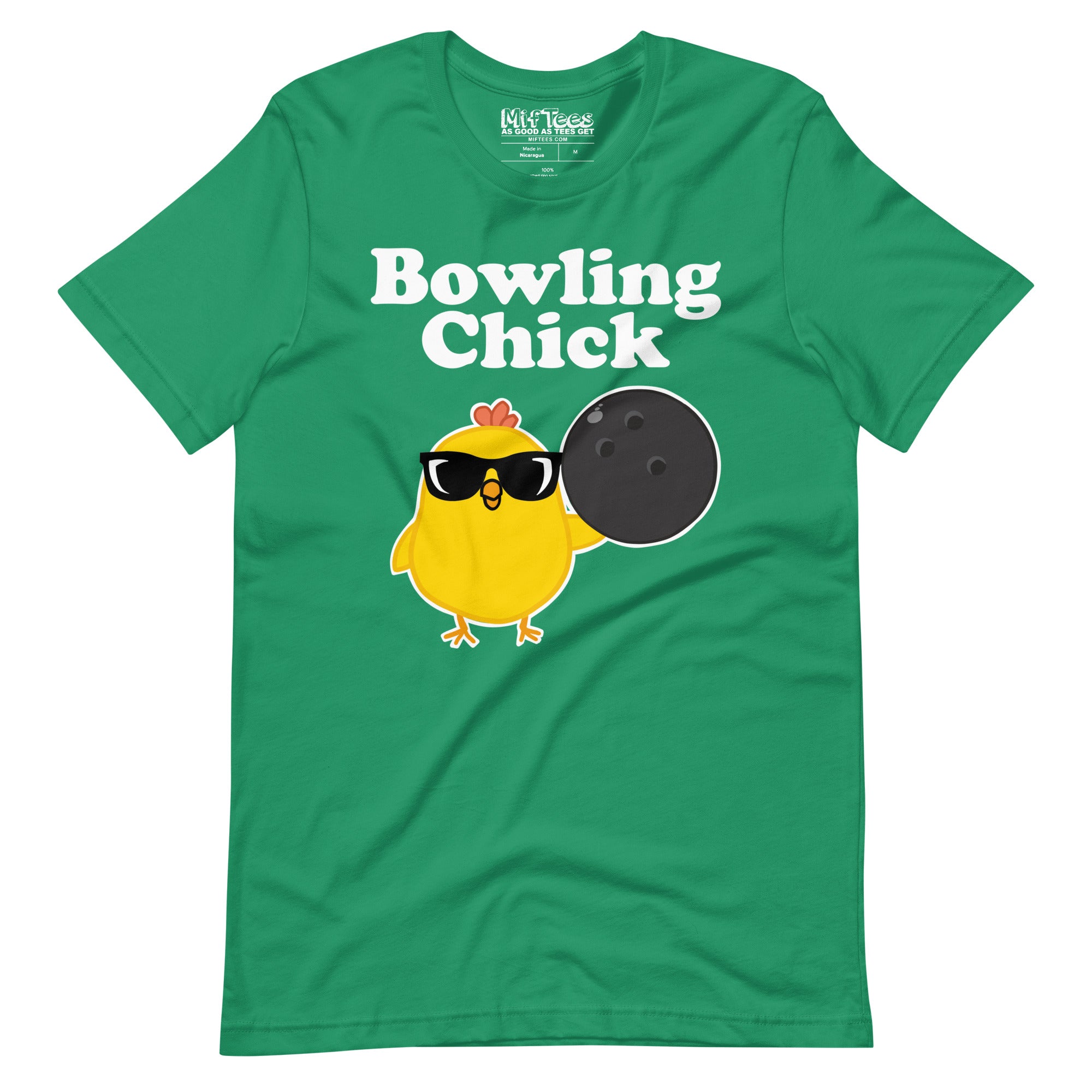 Bowling Chick with Sunglasses t-shirt