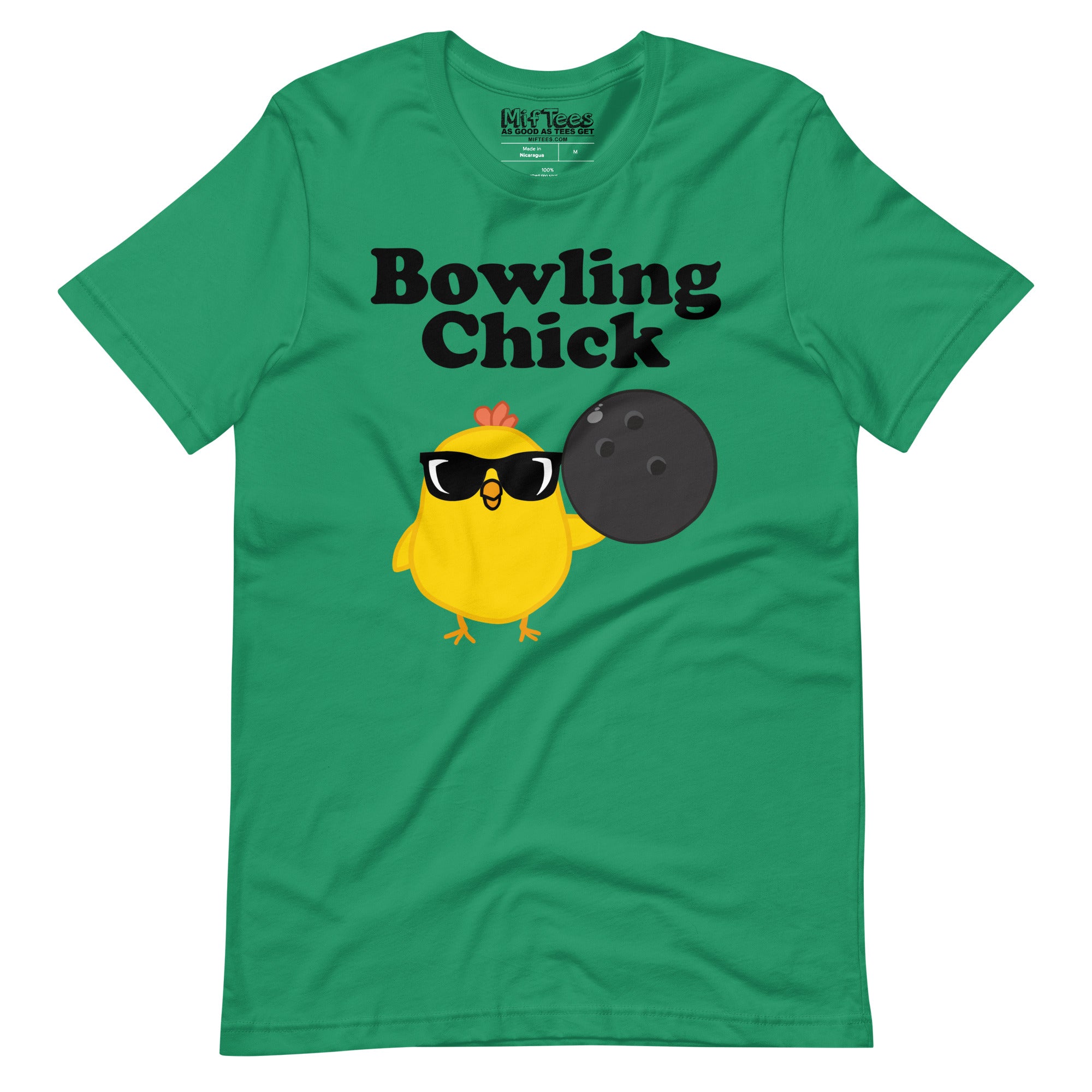 Bowling Chick with Sunglasses t-shirt