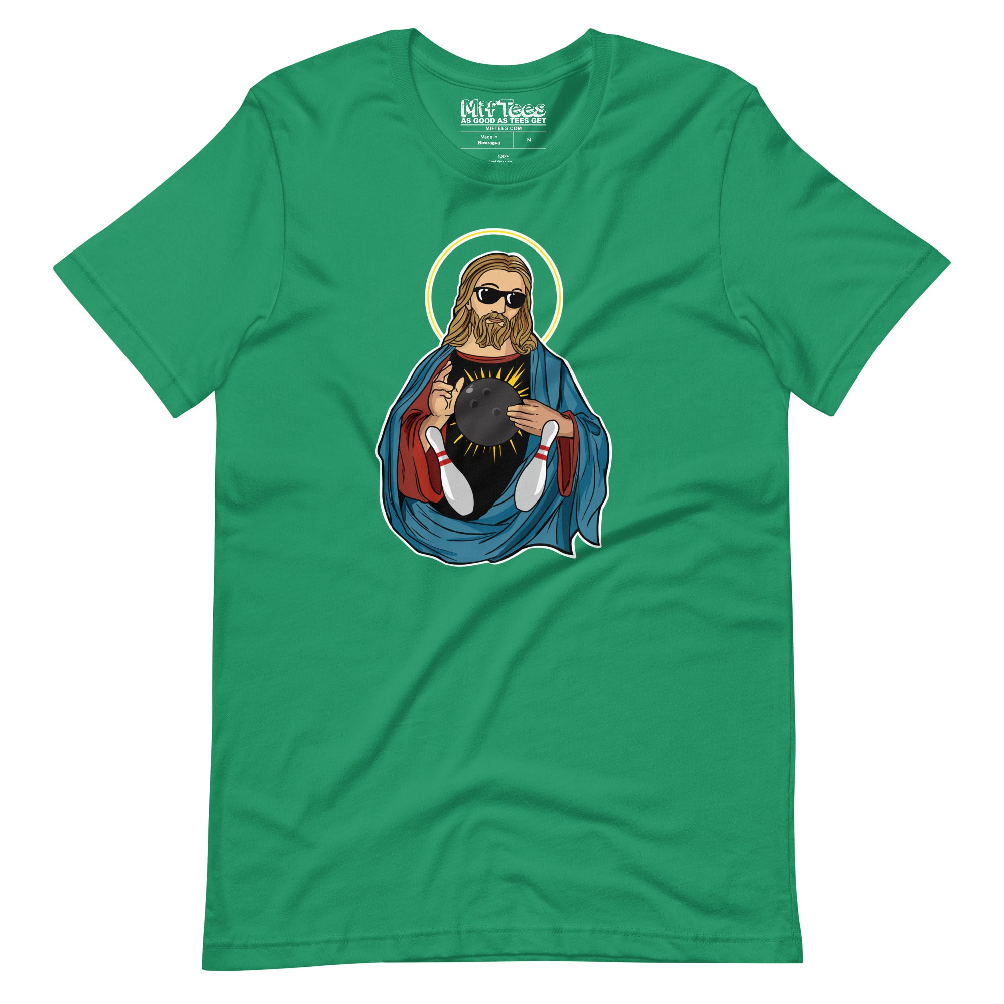 Bowling Jesus t-shirt