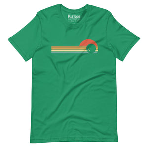 Retro Sunset Bowling t-shirt