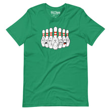 Load image into Gallery viewer, Scared Bowling Pins t-shirt
