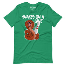 Load image into Gallery viewer, Snakes On A Lane Bowling t-shirt
