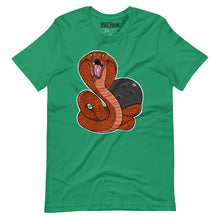 Load image into Gallery viewer, Snake with Bowling Ball t-shirt
