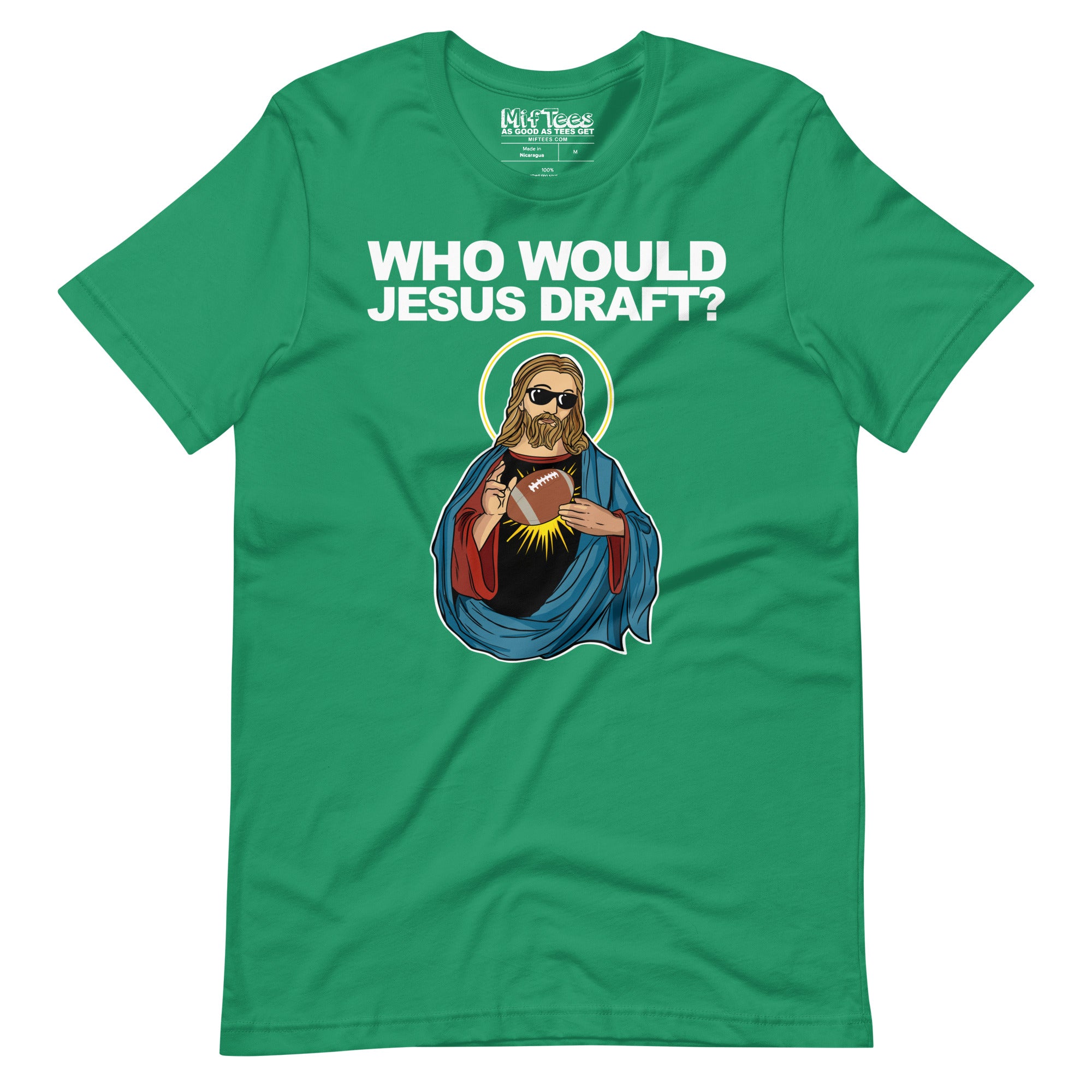 Fantasy Football Who Would Jesus Draft t-shirt