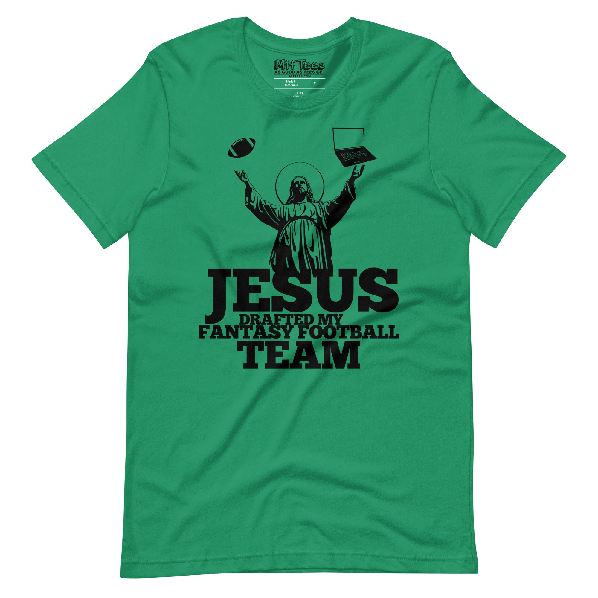 Jesus Drafted My Fantasy Football Team t-shirt