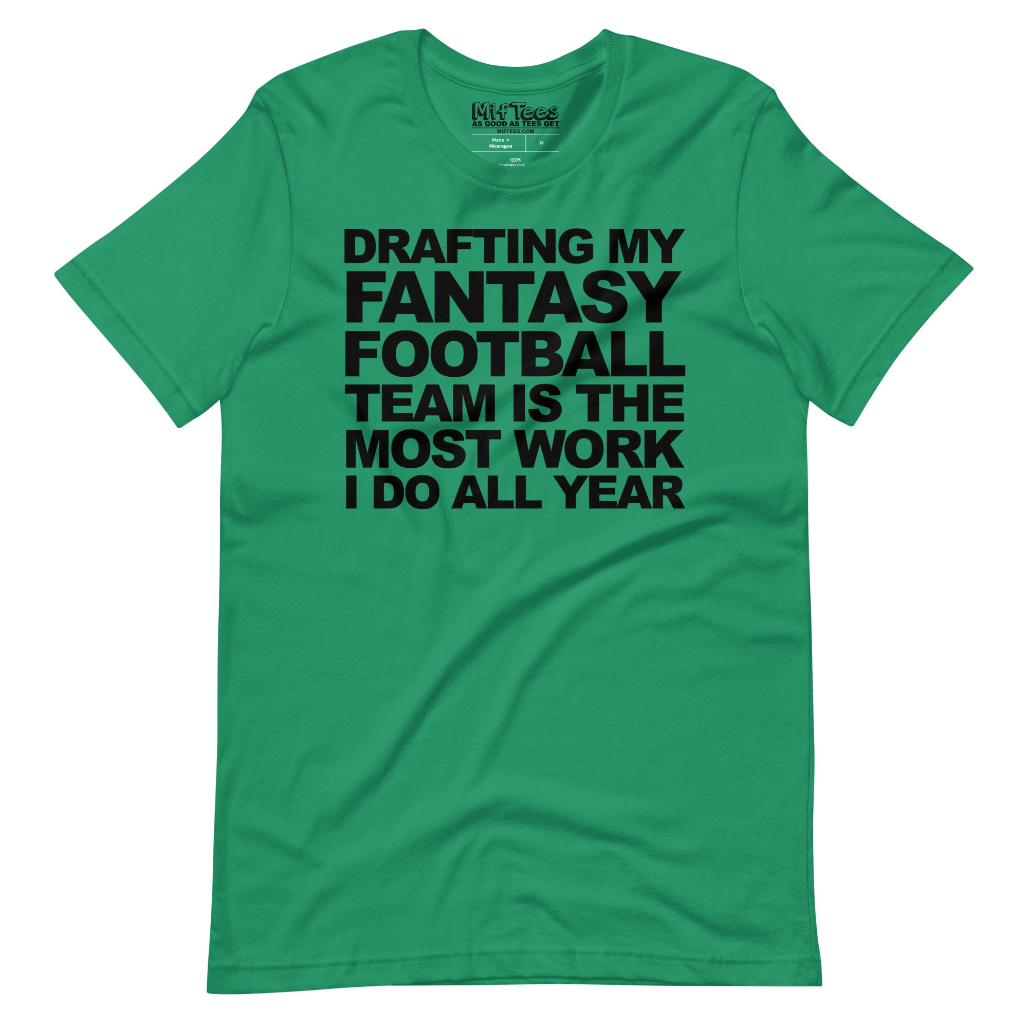 Drafting My Fantasy Football Team t-shirt