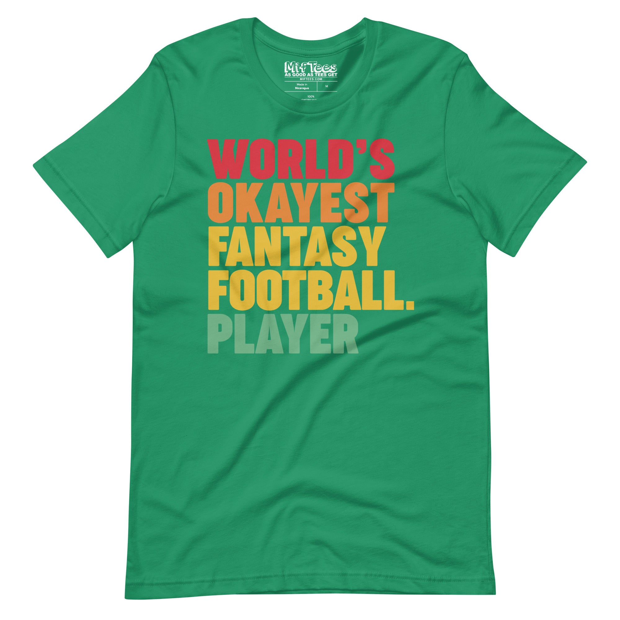 World's Okayest Fantasy Football Player t-shirt