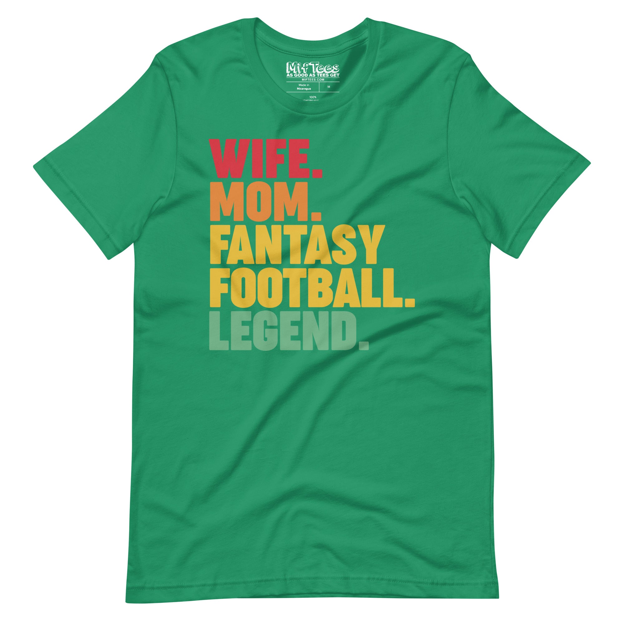 Wife Mom Fantasy Football Legend t-shirt