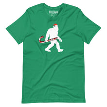 Load image into Gallery viewer, Christmas Bigfoot t-shirt
