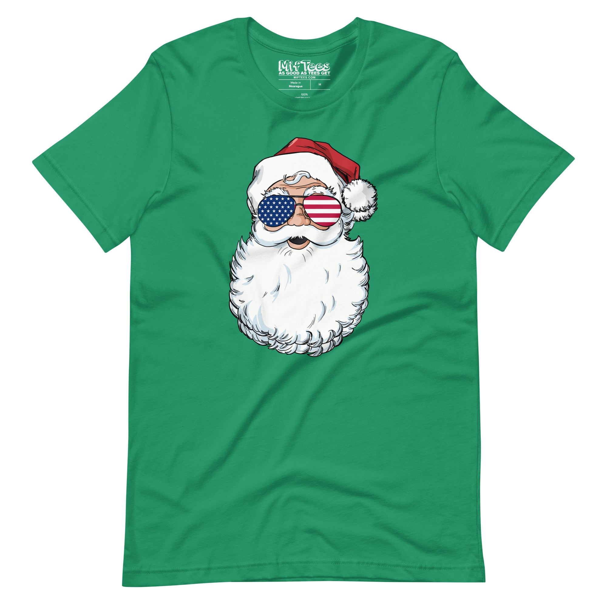 Patriotic USA Santa Claus t-shirt