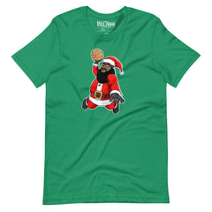 Black Santa Dunking A Basketball t-shirt